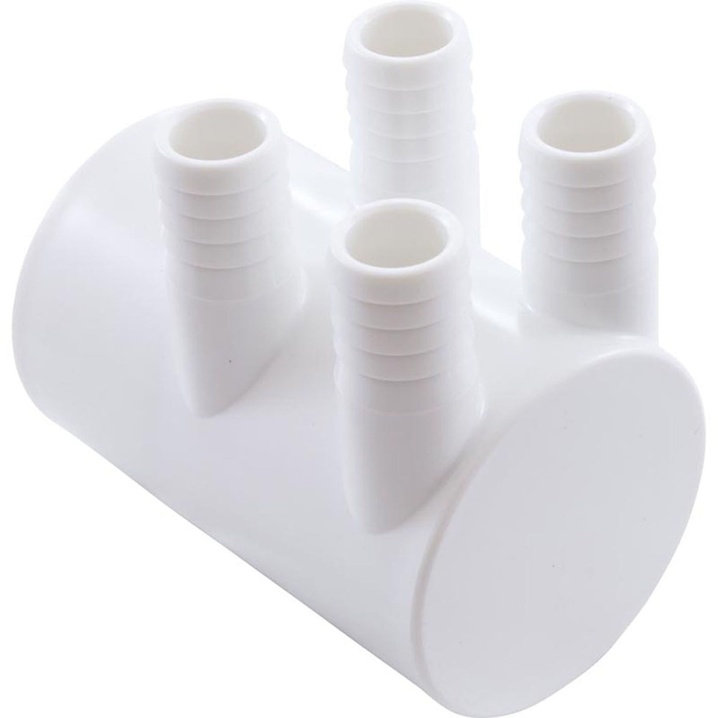 Colector, espiga de 3/4", 4 puertos, extremo sin salida, deslizamiento de 2"