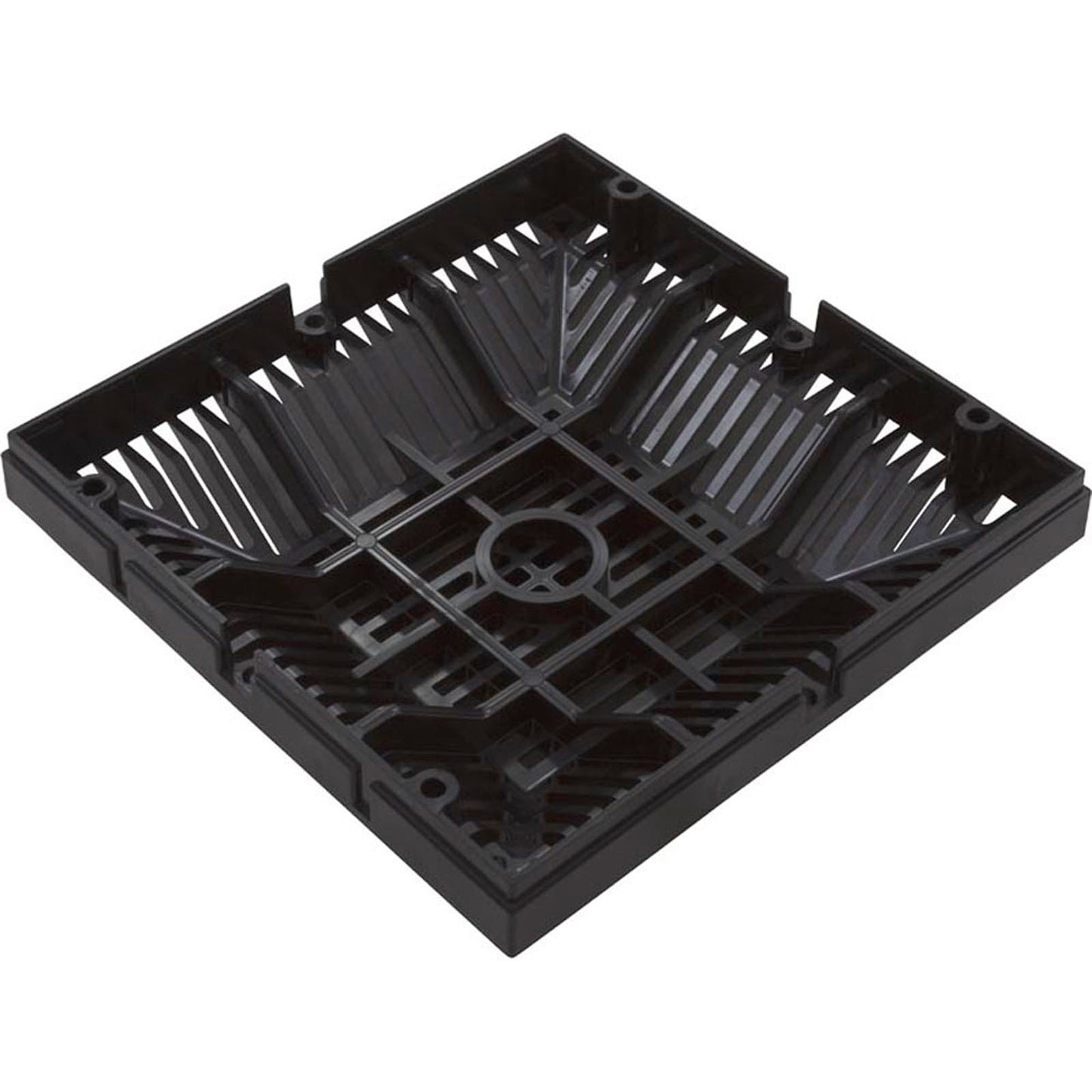 Main Drain Grate, Waterway 9" x 9" Square, VGB, Black