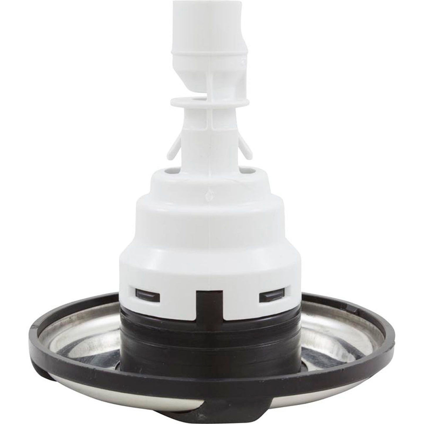 Jet Intl,WW Poly Strm,Swirl,4-3/8"fd,2 Roto,SS/Blk,Lrg Face