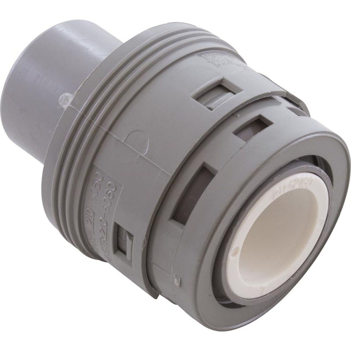 Boquilla, tipo jaula Waterway Poly Jet, direccional, gris