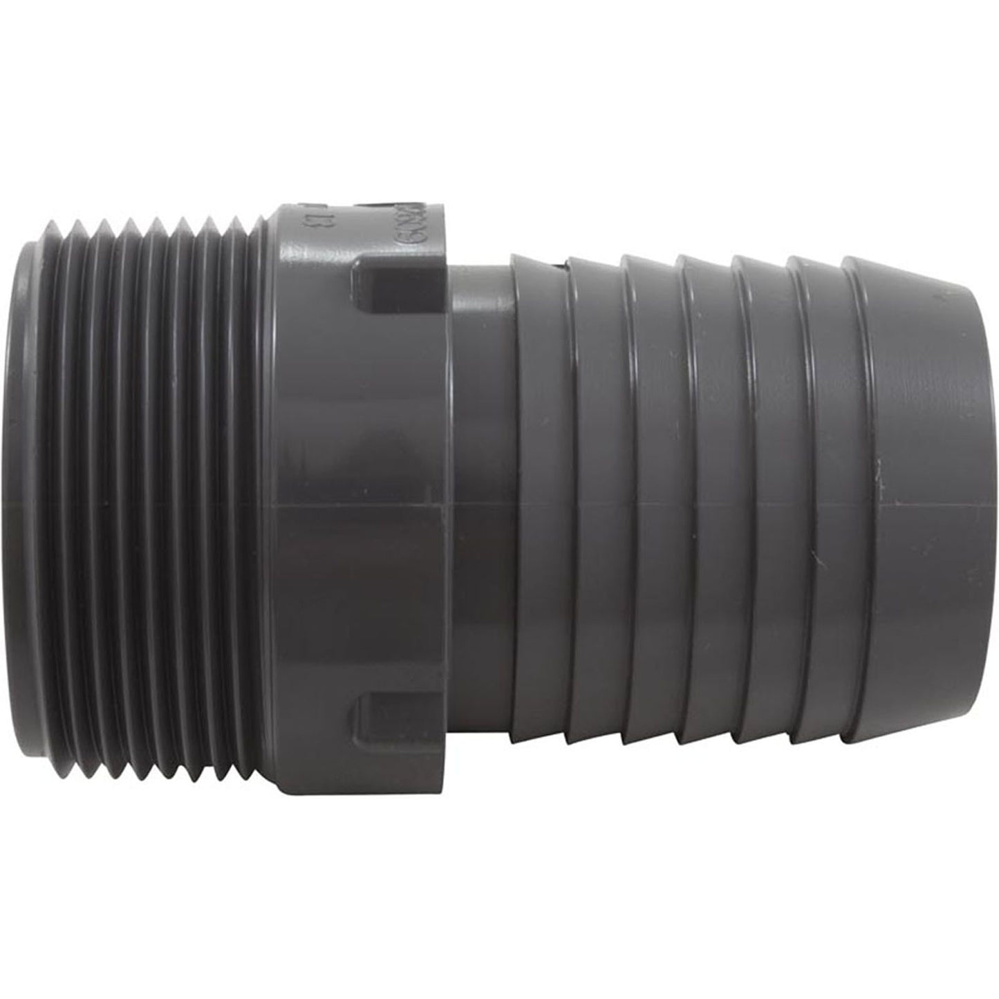 Barb Adapter, 1-1/2" Barb x 1-1/2" Male Pipe Thread