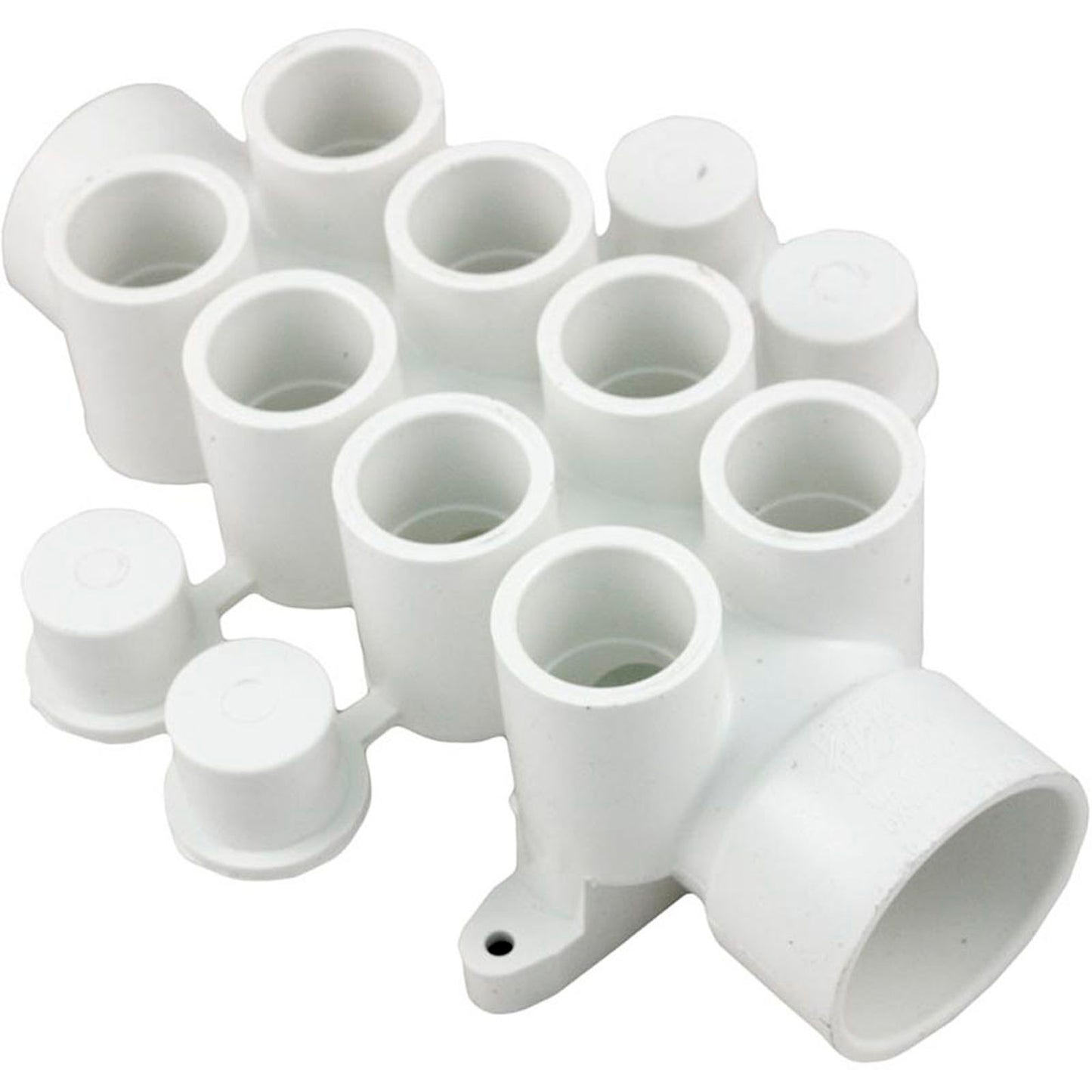 Manifold, 3/4"s, 8 Port, Flow Thru, 1-1/2"s x 1-1/2"spg
