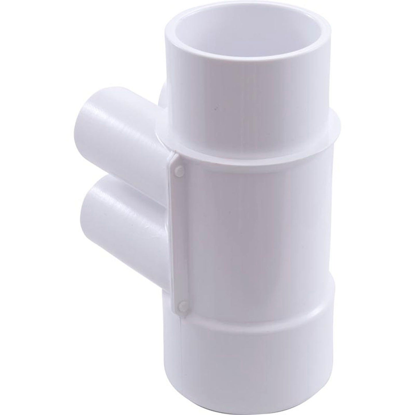 Manifold, 3/4" Slip, 4 Port, Flow Thru, 2" Slip x 2" Spigot
