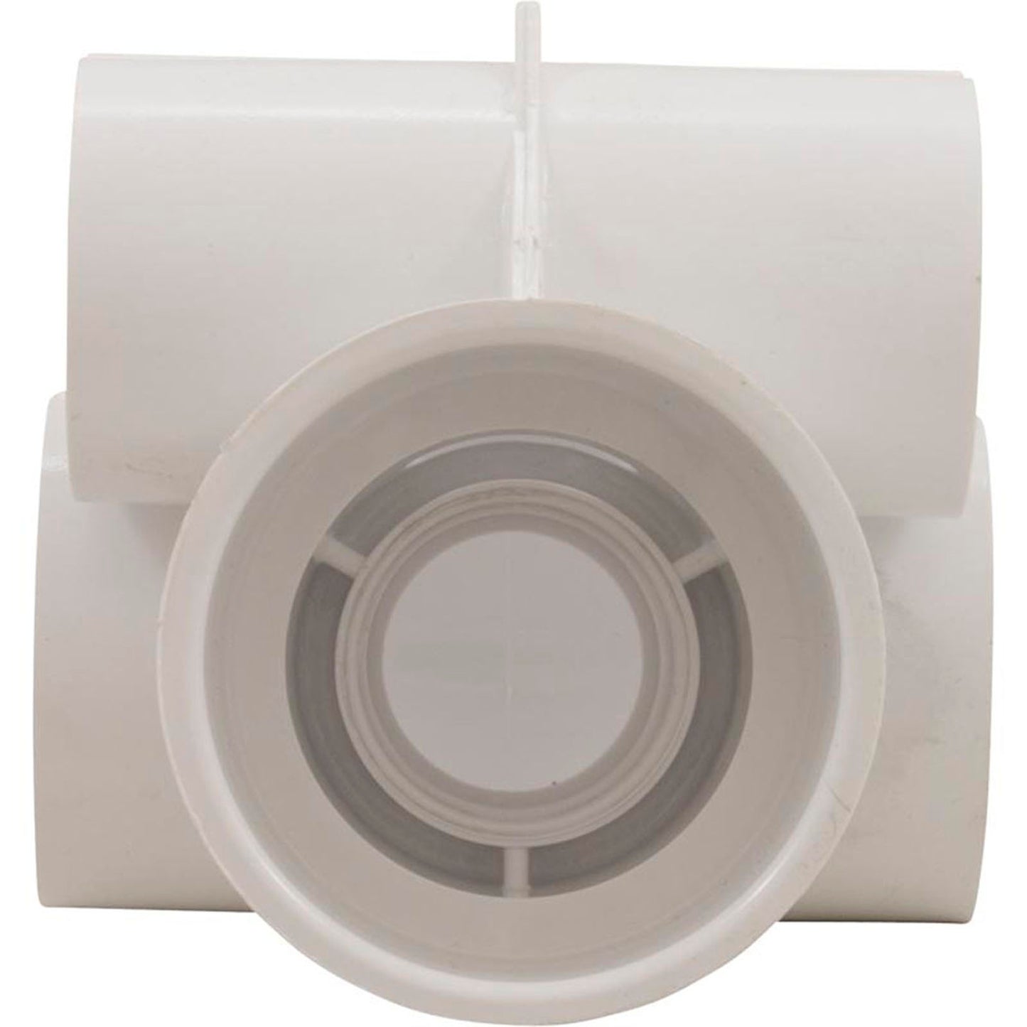Jet Body Assembly, WW Poly Storm Gunite, a1-1/2"s, w2"s, Tee, Wht, Thd