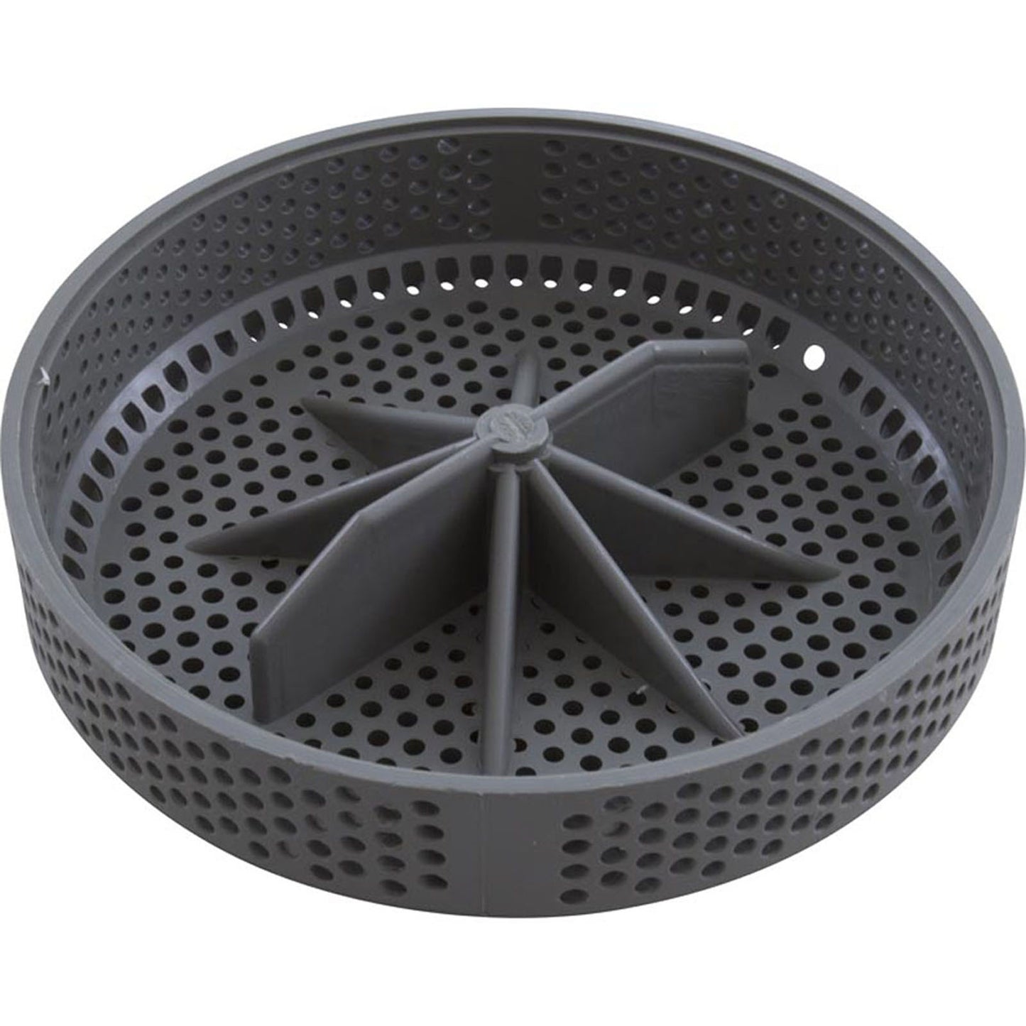 Suction Cover, Waterway 5" Super Hi-Flow, Gray, W/O Screws