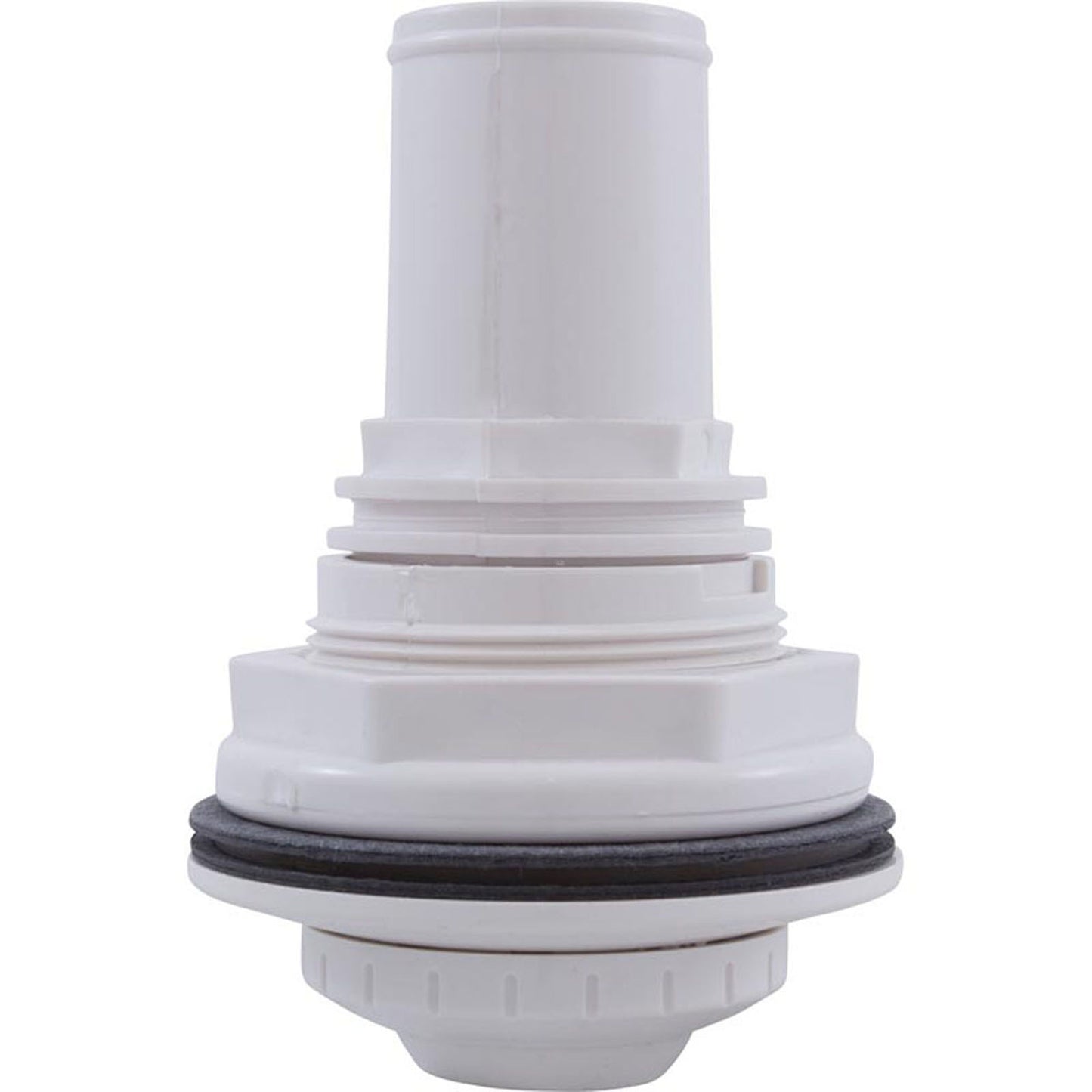 Accesorio de globo ocular, WW, 1-1/2" de ancho, 3-1/2" de profundidad, orificio de 1", blanco