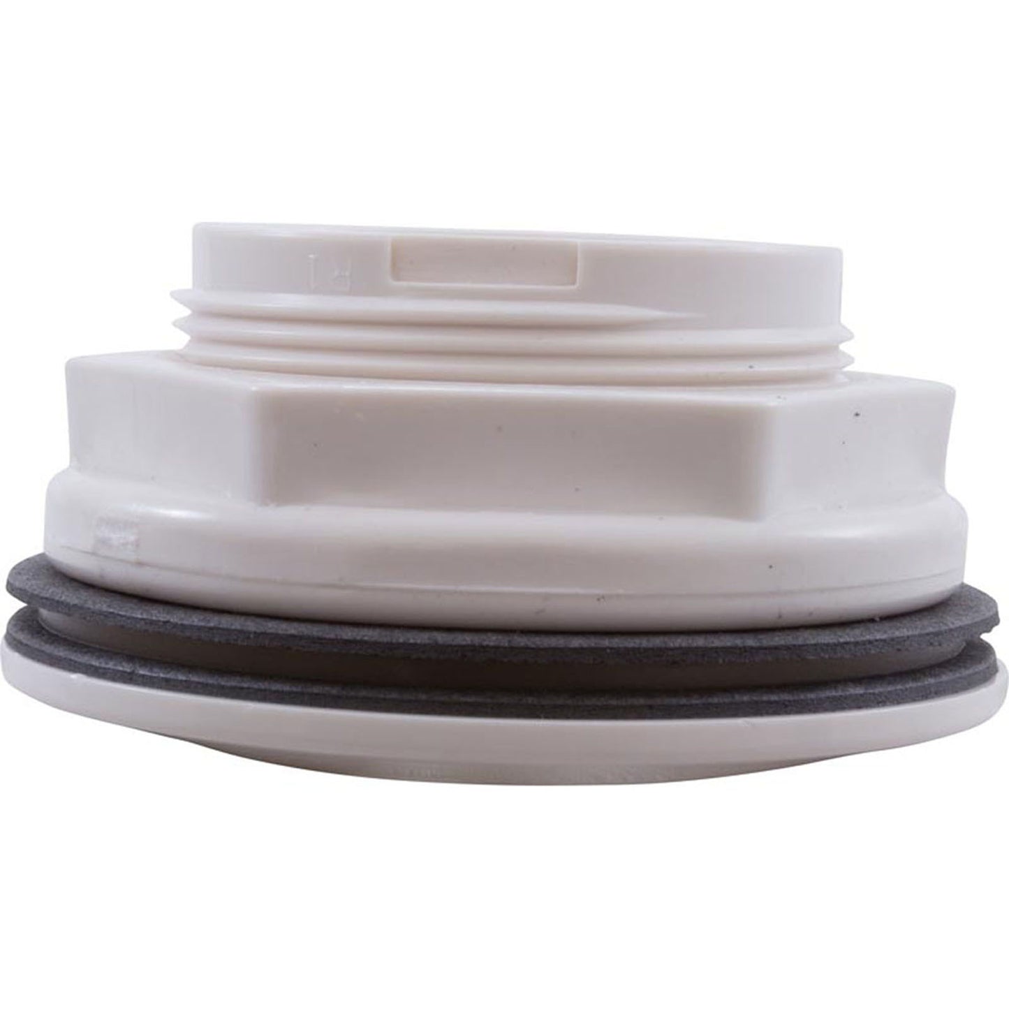 Accesorio de pared, WW, 2-3/8" de alto, 1-1/2" de rosca hembra x 1-1/2" de ancho, 3-1/2" de profundidad, blanco