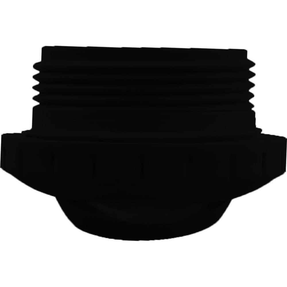 Accesorio de globo ocular, WW, 1-1/2"mpt, 2-3/8"fd, ranurado, negro