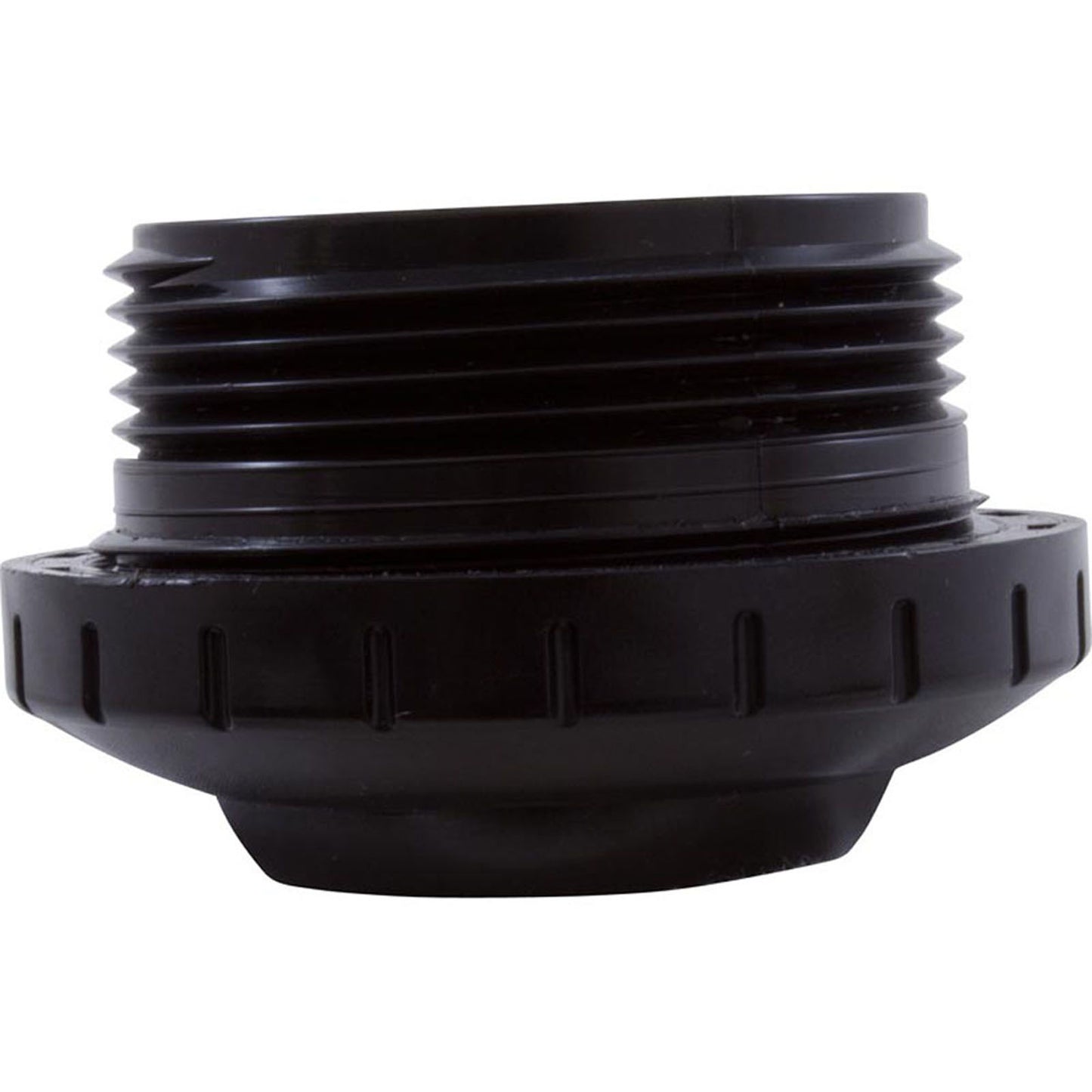 Accesorio de globo ocular, WW, 1-1/2"mpt, 2-3/8"fd, orificio de 3/8", negro