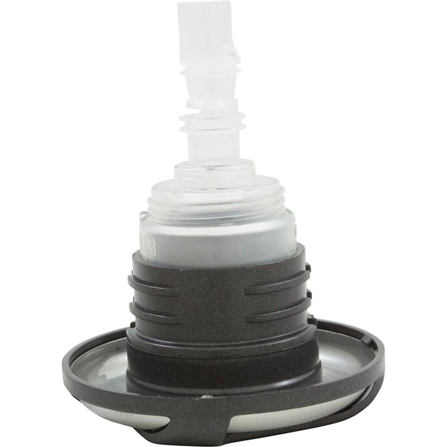 Jet Intl, WW Poly Storm Glo, Swrl, 3-5/8"fd, Mass, DkGry/Clr, Thd