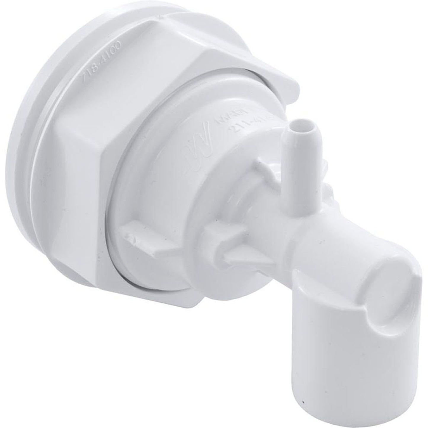 Jet Body, WW Poly Storm, a3/8"sb, w3/4"s, Thd, White