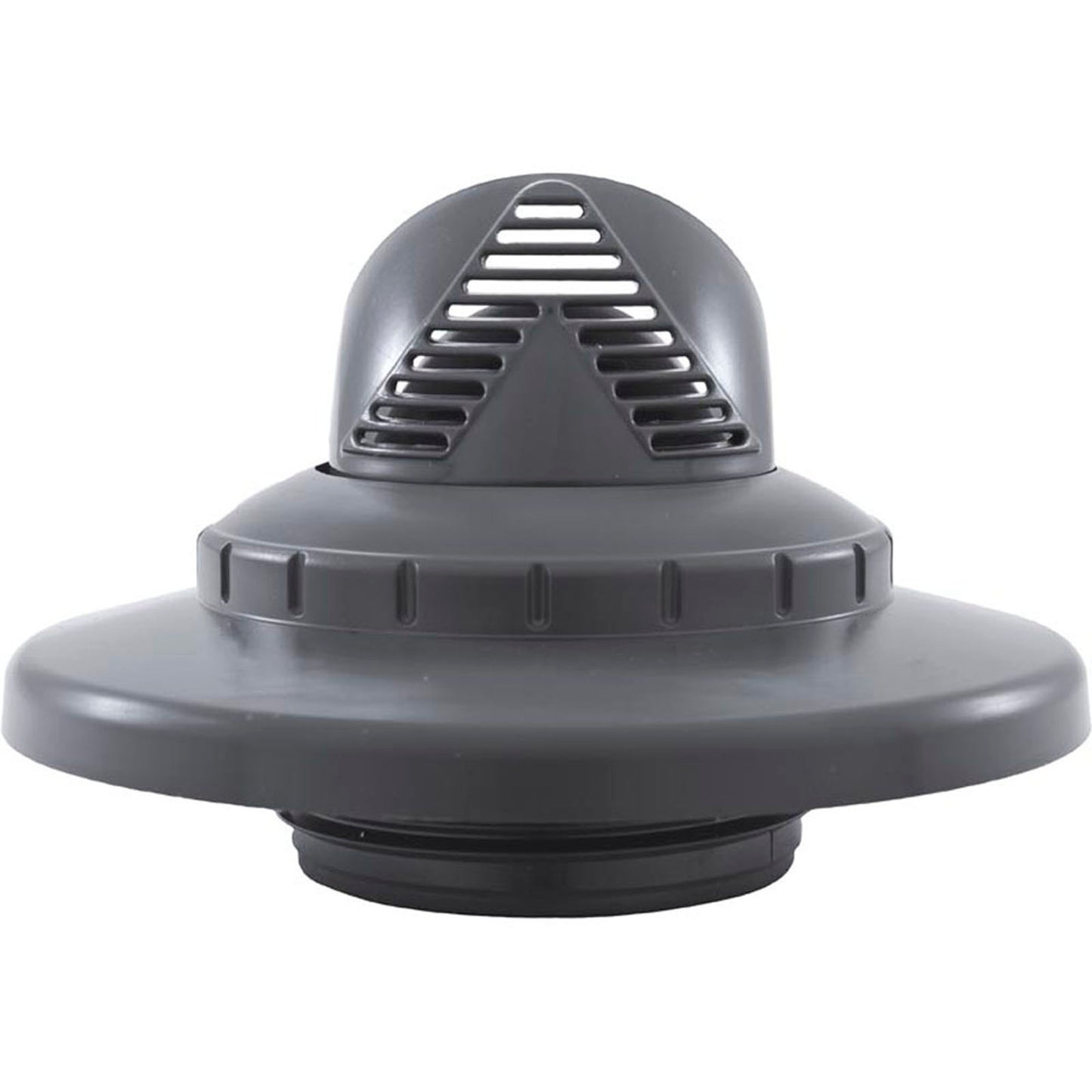 Inlet Fitting, Infusion Venturi, 1-1/2"mpt, w/Flange, Dark Gray