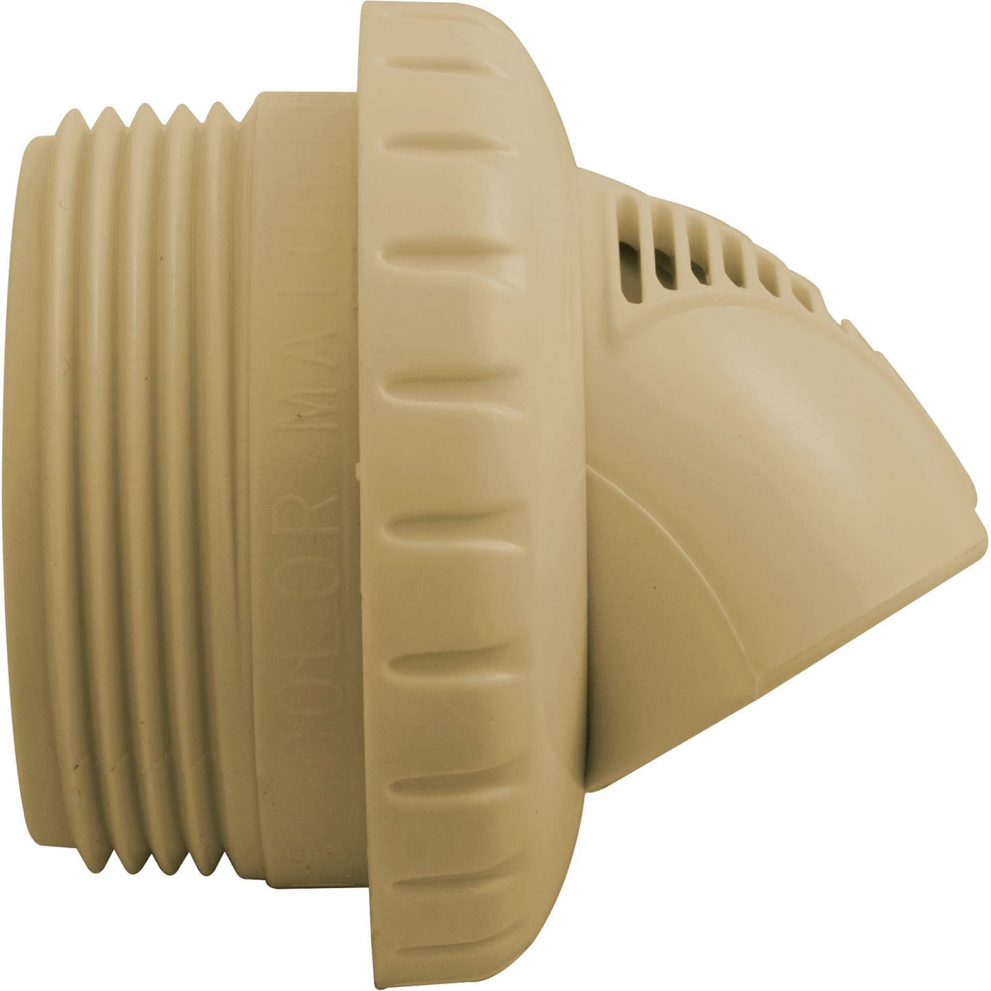 Inlet Fitting, Infusion Venturi, 1-1/2"mpt, Tan