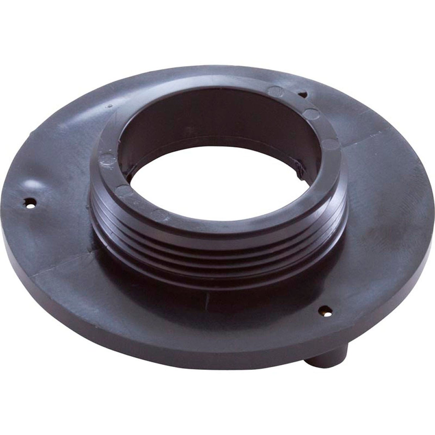 Fixation murale, Retro 4" dia, 1-7/8"hs, 1-1/2"mpt, noir