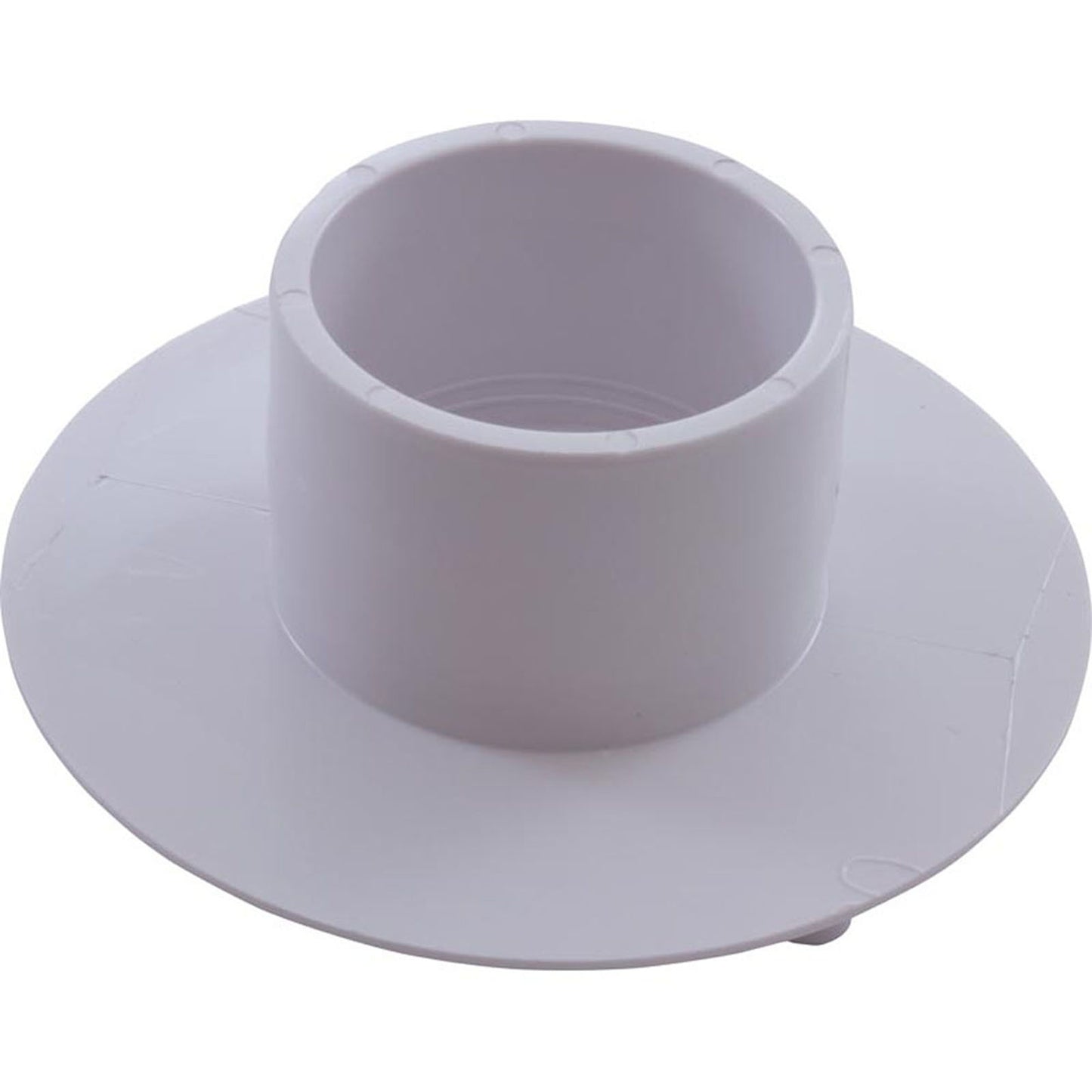 Wall Fitting, Retro 4" dia, 2-3/8"hs, 2" insider, White