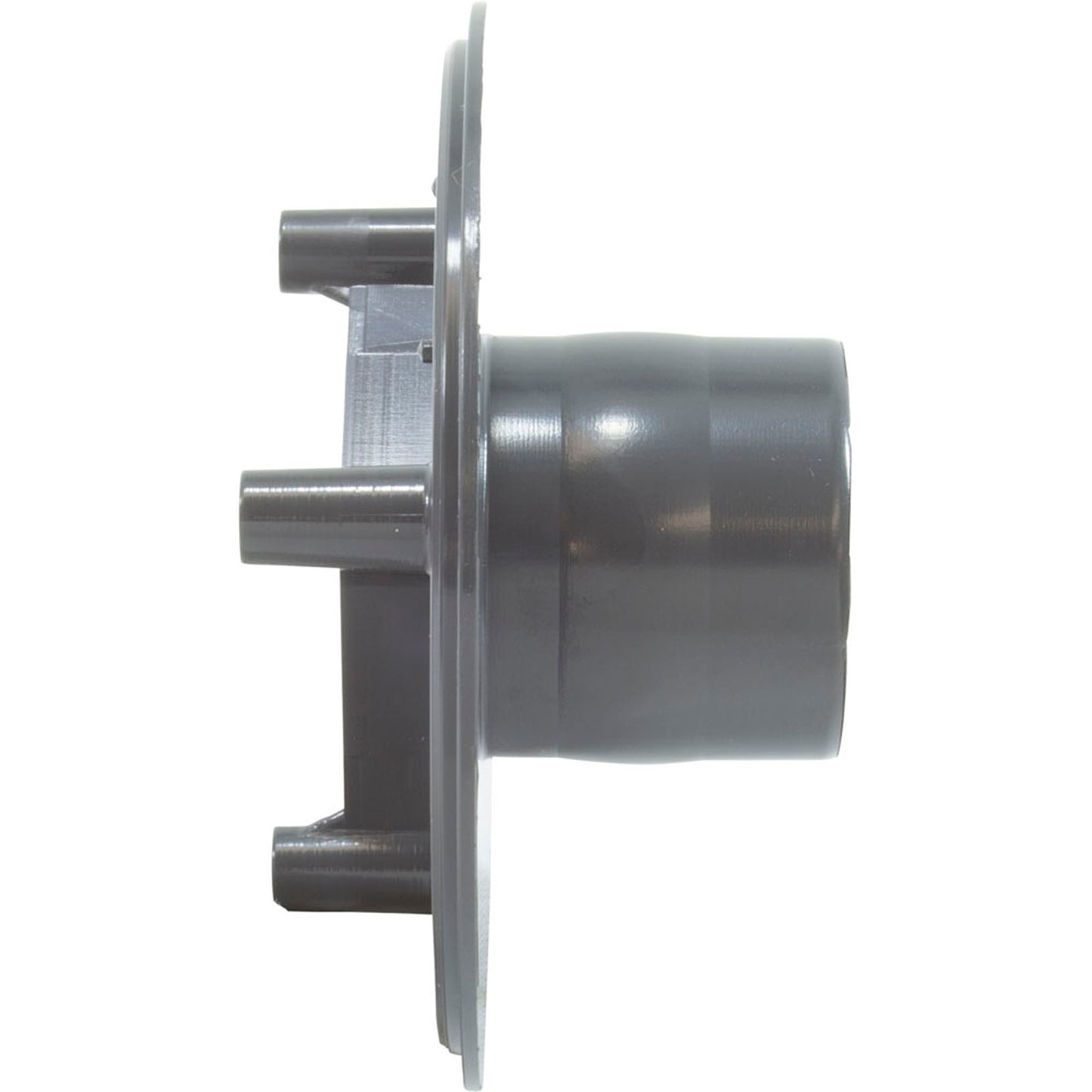 Wall Fitting, Retro 4" dia, 1-7/8"hs, 1-1/2" insider, Dk Gray