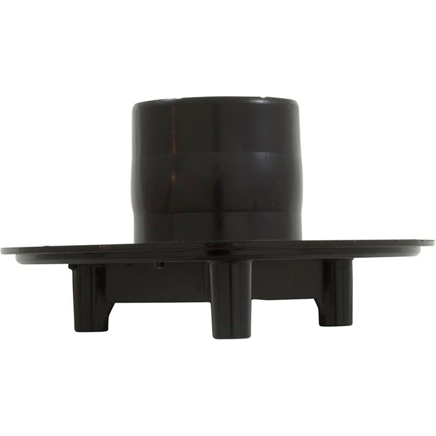 Fixation murale, Retro 4" dia, 1-7/8"hs, 1-1/2" insider, Noir