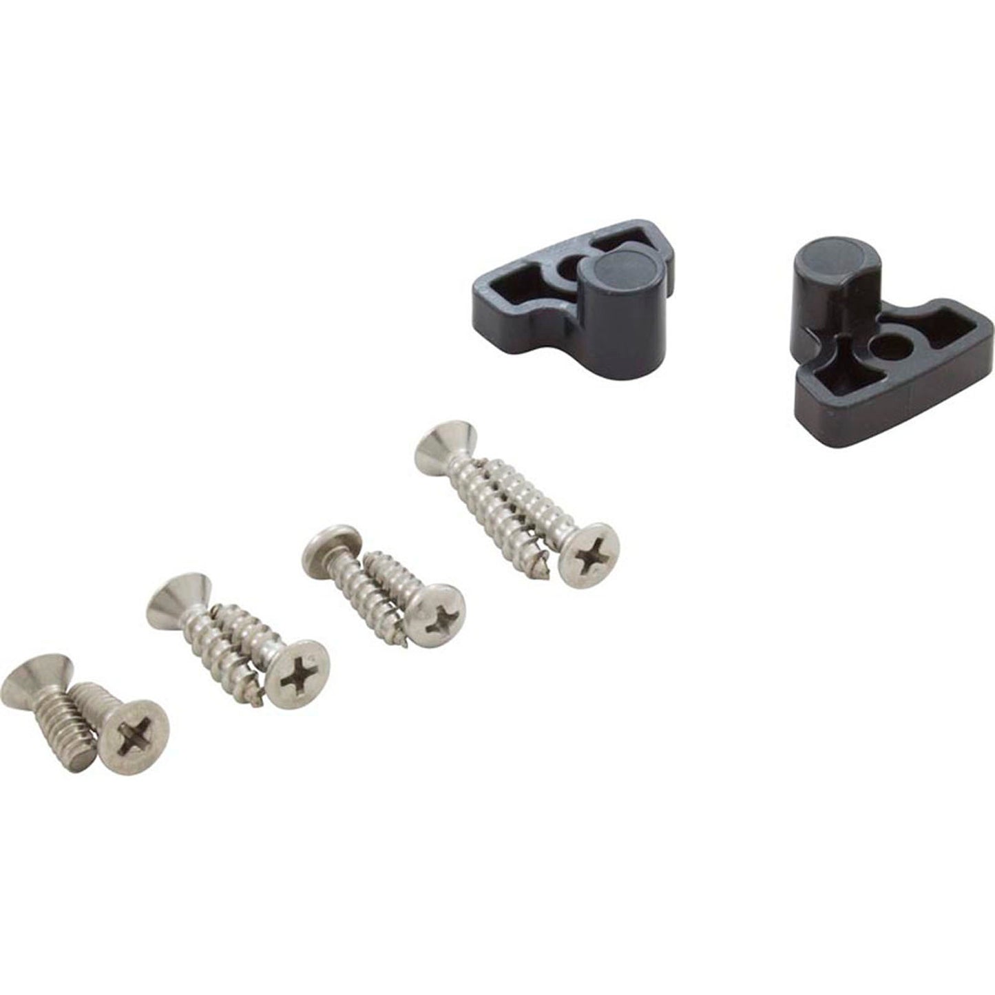 Main Drain Grate, Retro 8" Round, MoFlow, w/Hardware, Black