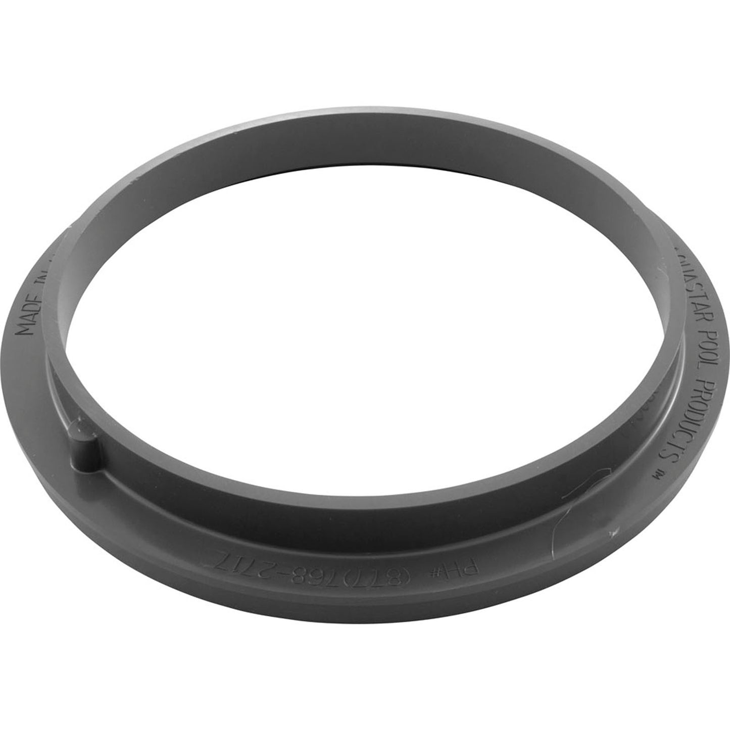Adapter Collar, 8" Round, Adj, Pentair Sump, Dark Gray