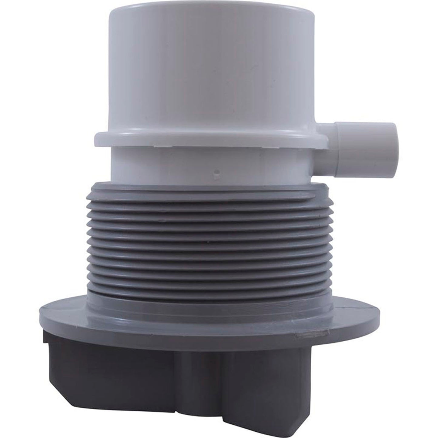 Wall Fitting, BWG/BWG Suction Assembly, 3-5/8"hs, 2-1/2"spg, Gray
