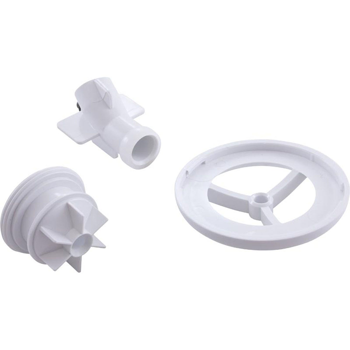 Jet Intl, BWG/HAI Caged Freedom, 3-3/8" fd, roto, liso, blanco