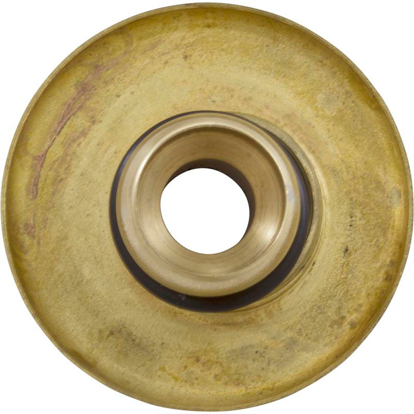 Escutcheon, BWG/HAI Slimline, Smth, w/Dir Eyeball, Brass