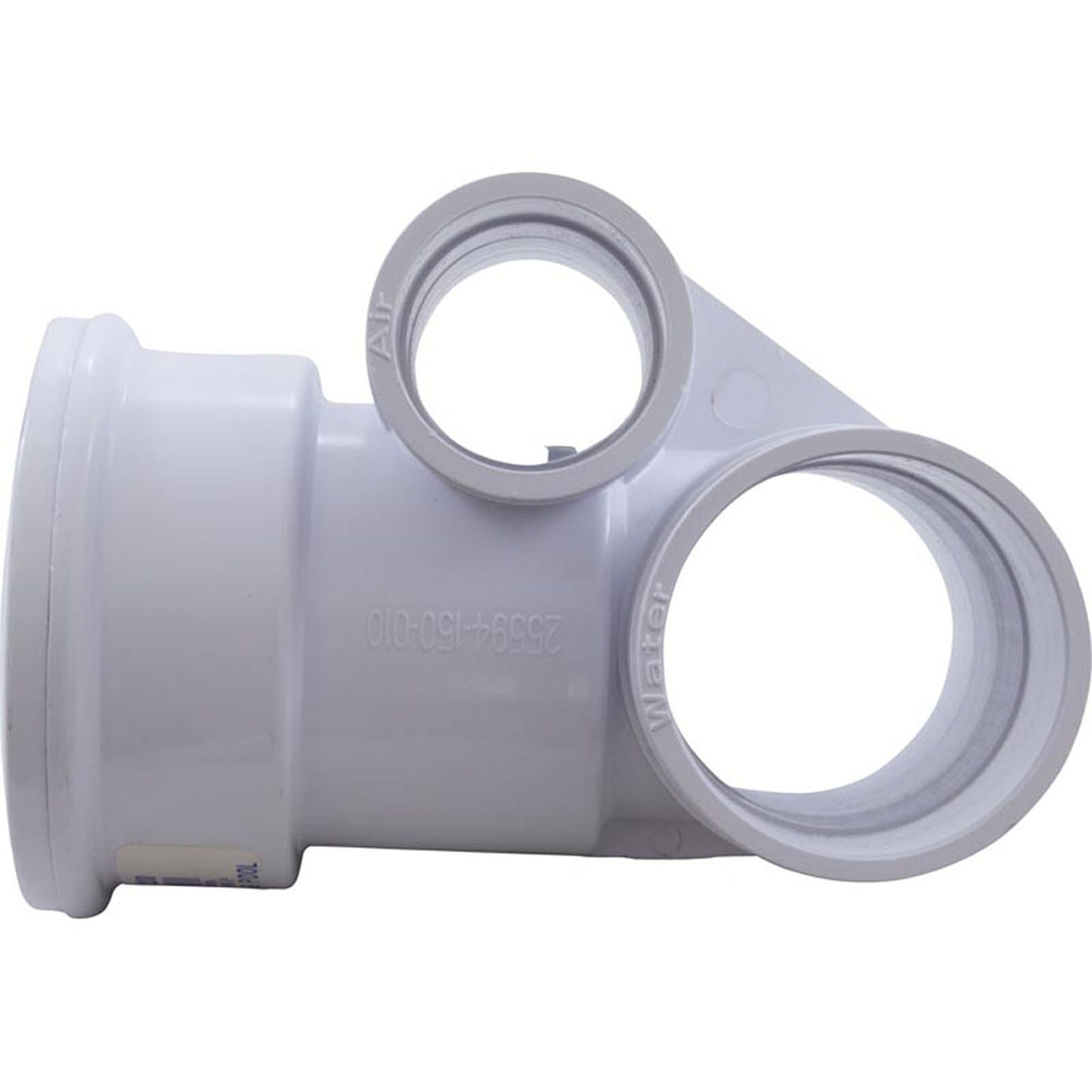 Cuerpo de chorro, chorro de polietileno genérico, diámetro de 1", ancho de 1-1/2", sin tapón