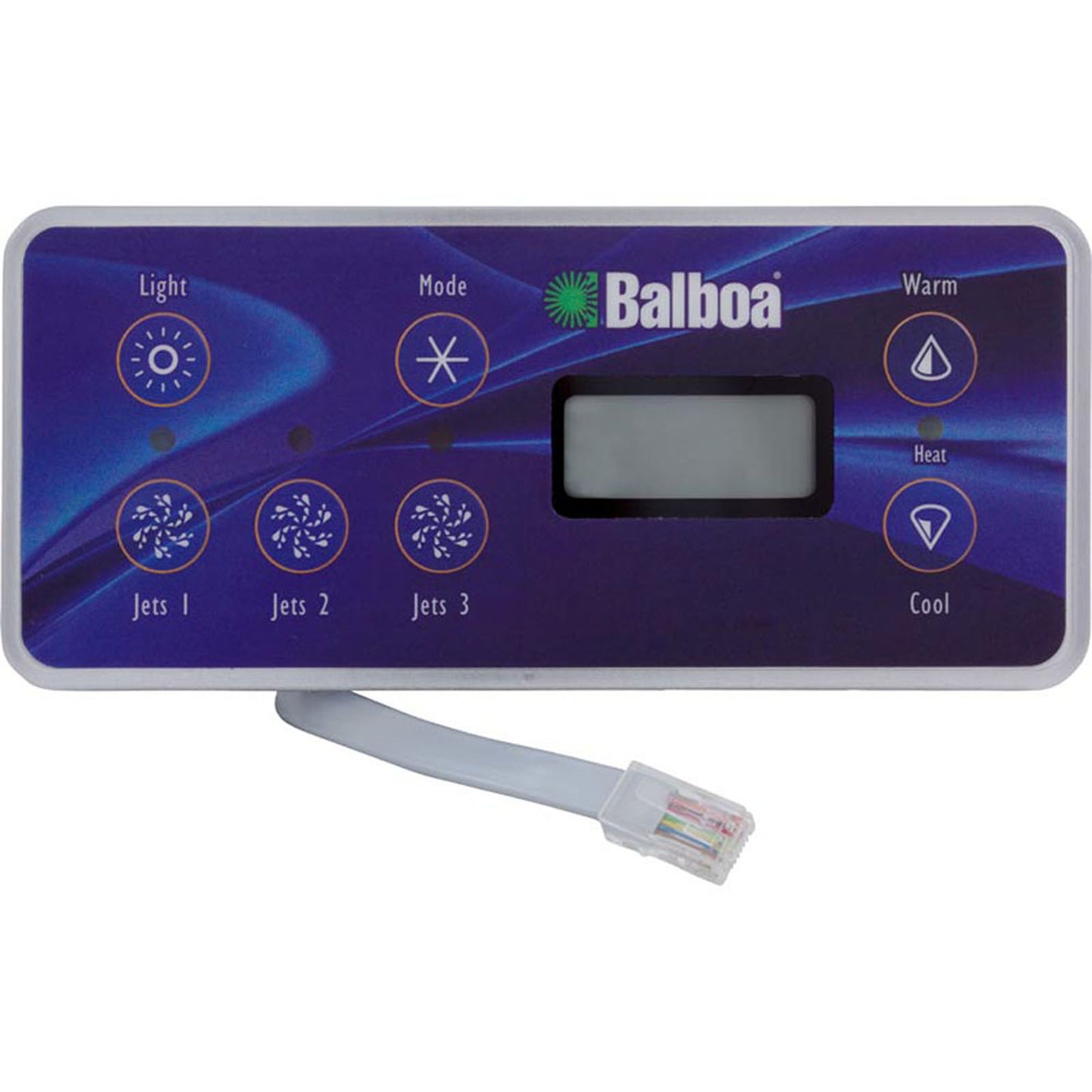 Dessus, BWG VL701S, 7 boutons, Lt, Mode, P1, P2, P3, Temp