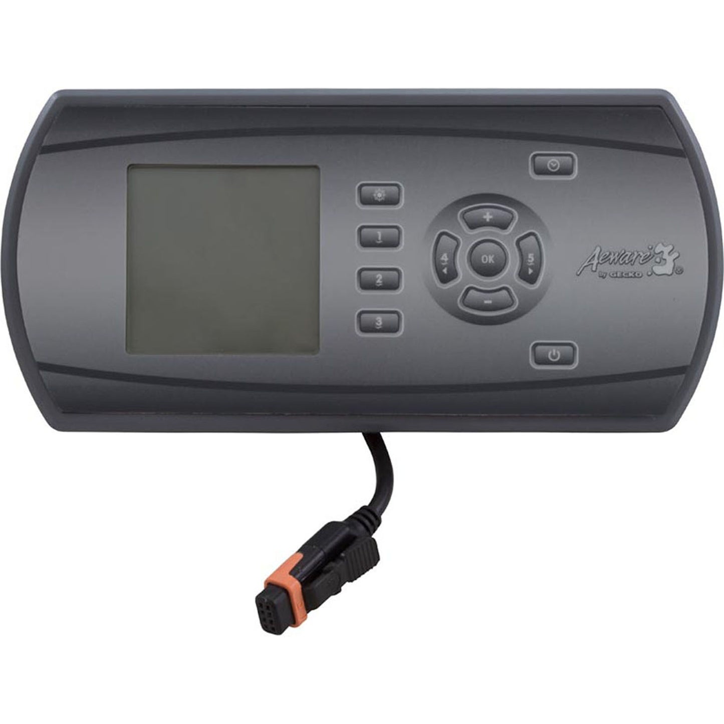 Parte superior, Gecko In.k600, 11 botones, LCD gráfico