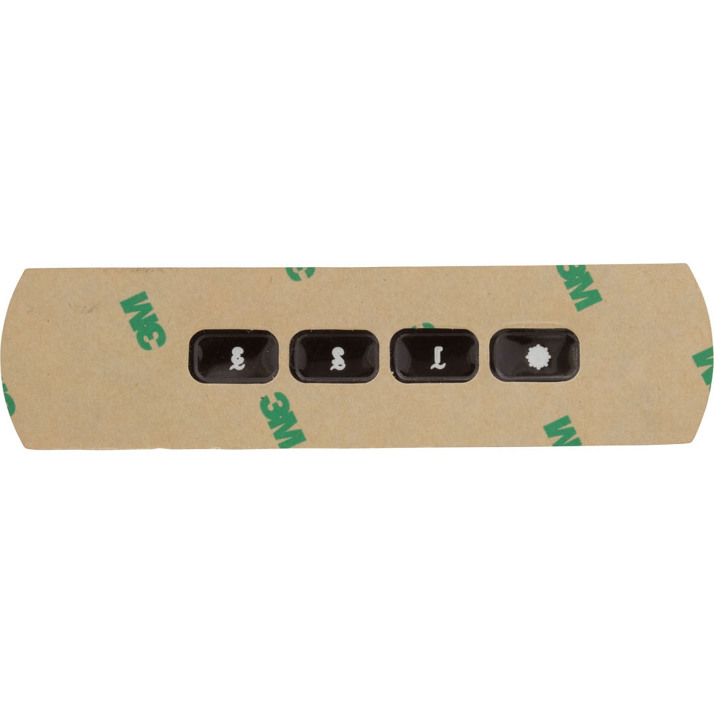 Overlay, Gecko in.k100 Aux, 4 Button Holes