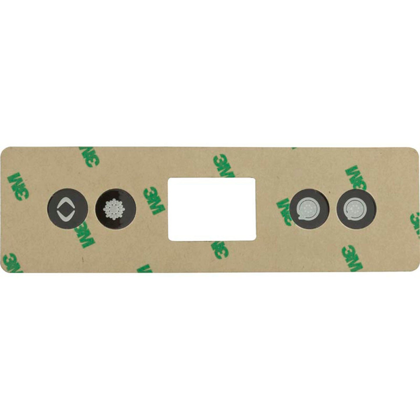 Overlay, Gecko In.k300, 4 Btn, P1, P2, Light, Temp