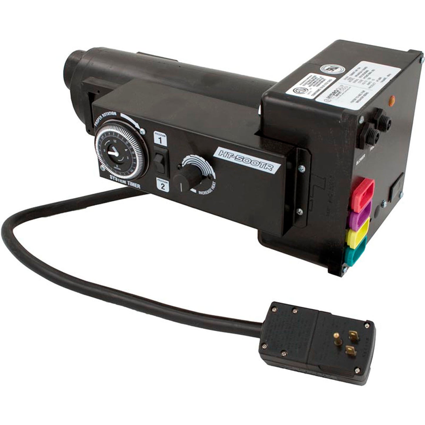 Commande, Hydro-Quip CS500T-AR, 115 V, 15 A, avec minuterie, inversée