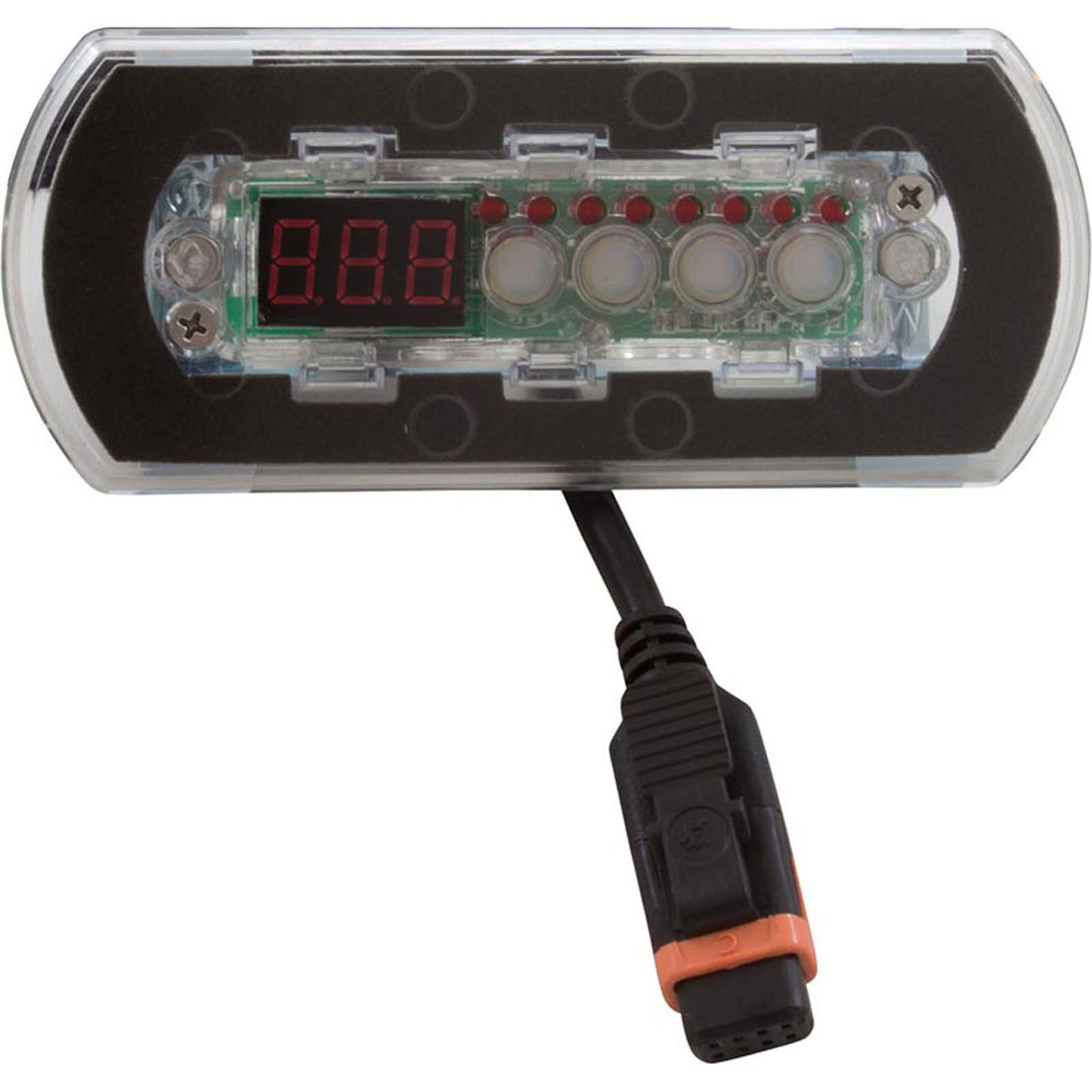 Topside, Gecko in.k200, 4 Button, 2 Pump, LED, w/o Overlay