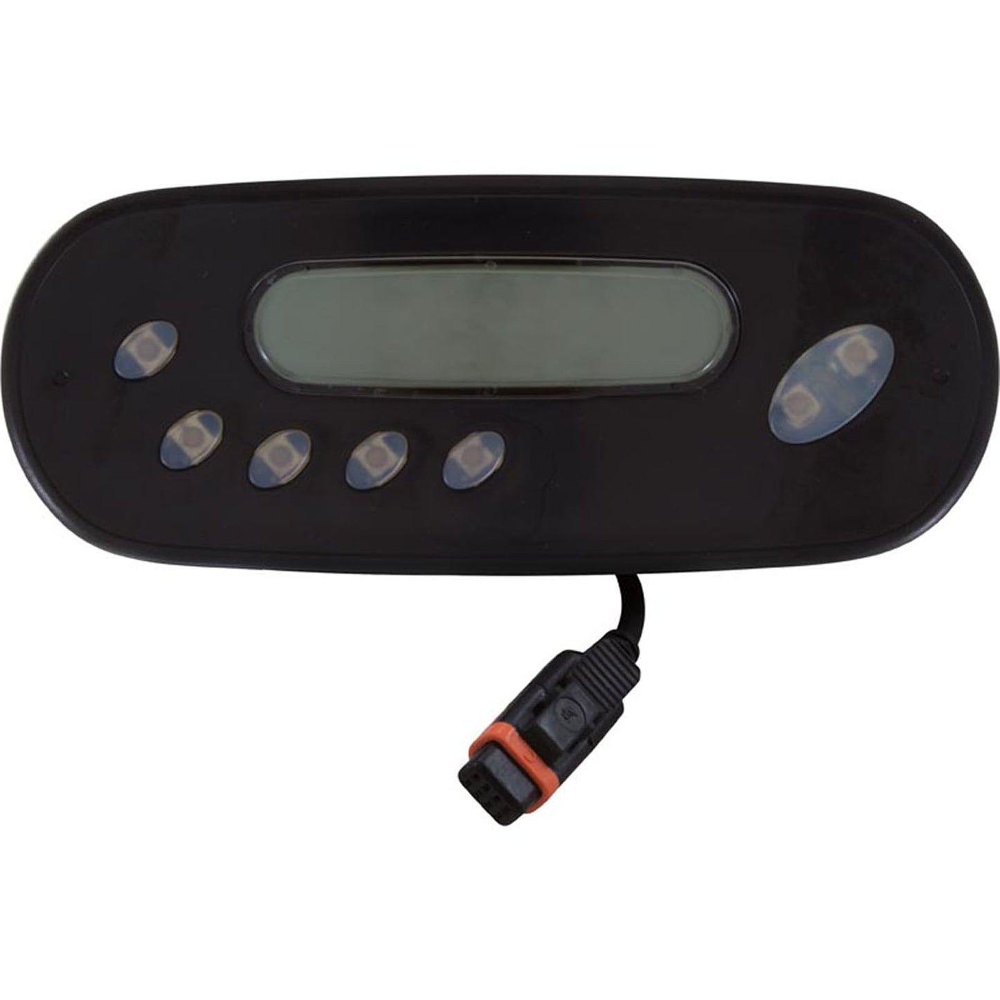 Parte superior, HQ-Gecko in.k450, 7 botones, 3 salidas, LCD, sin superposición