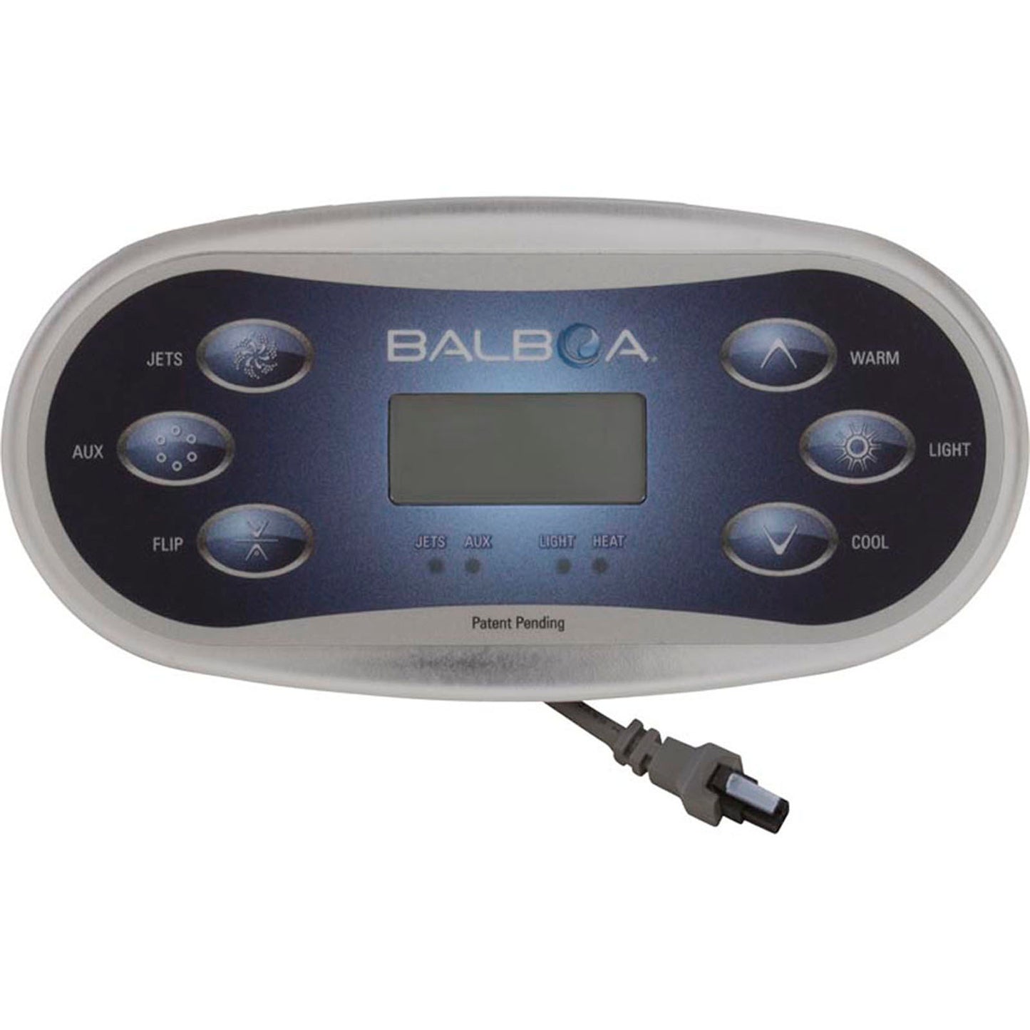 Parte superior, Hydro-Quip TP600, P1, Aux, Flip, Lt, Temp, LCD