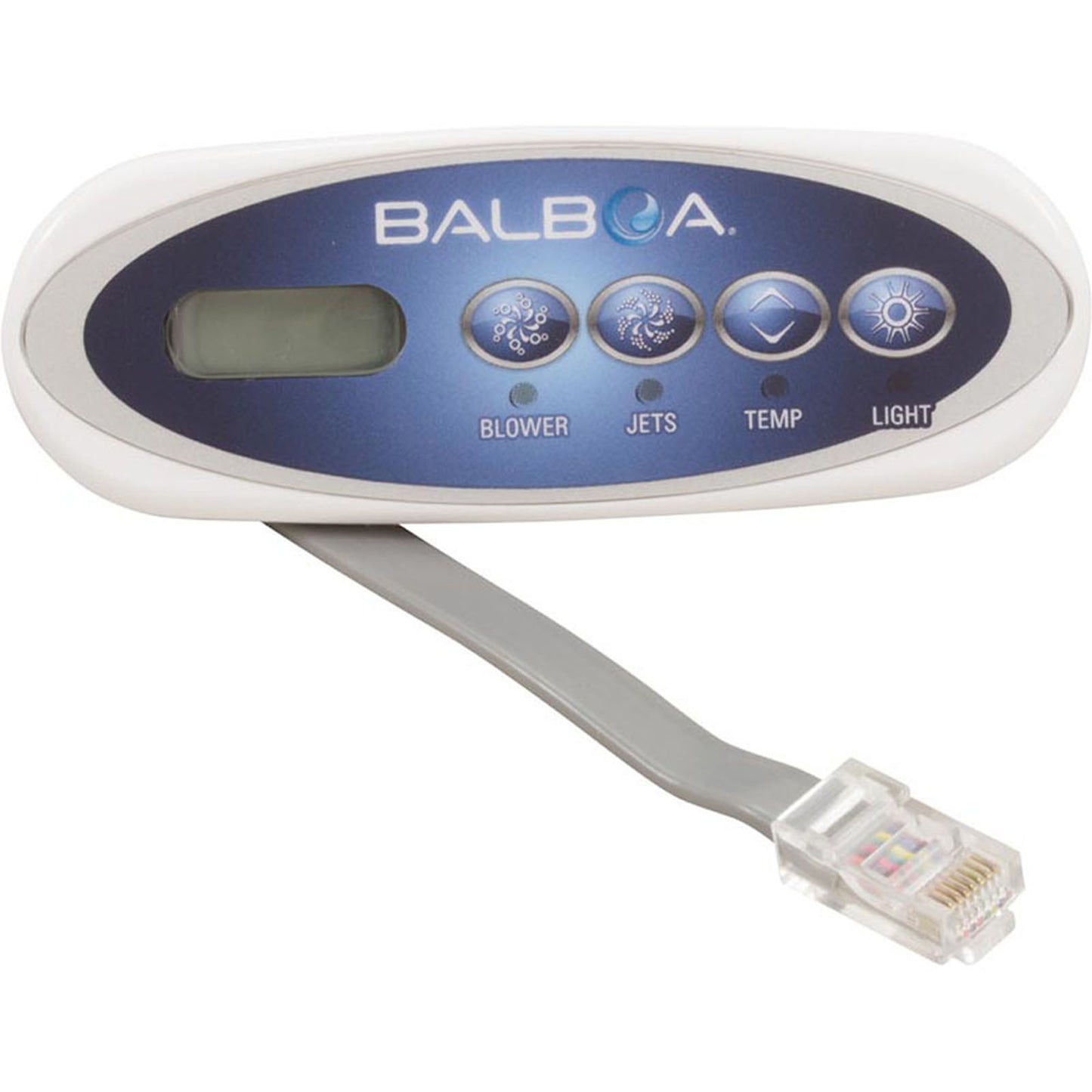 Topside, HQ-BWG VL200, 4 boutons, Bl, P1, Temp, Lt, LCD, avec superposition