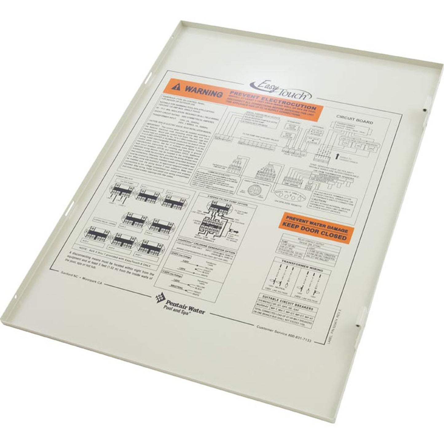 Load Center Door, Pentair, EasyTouch