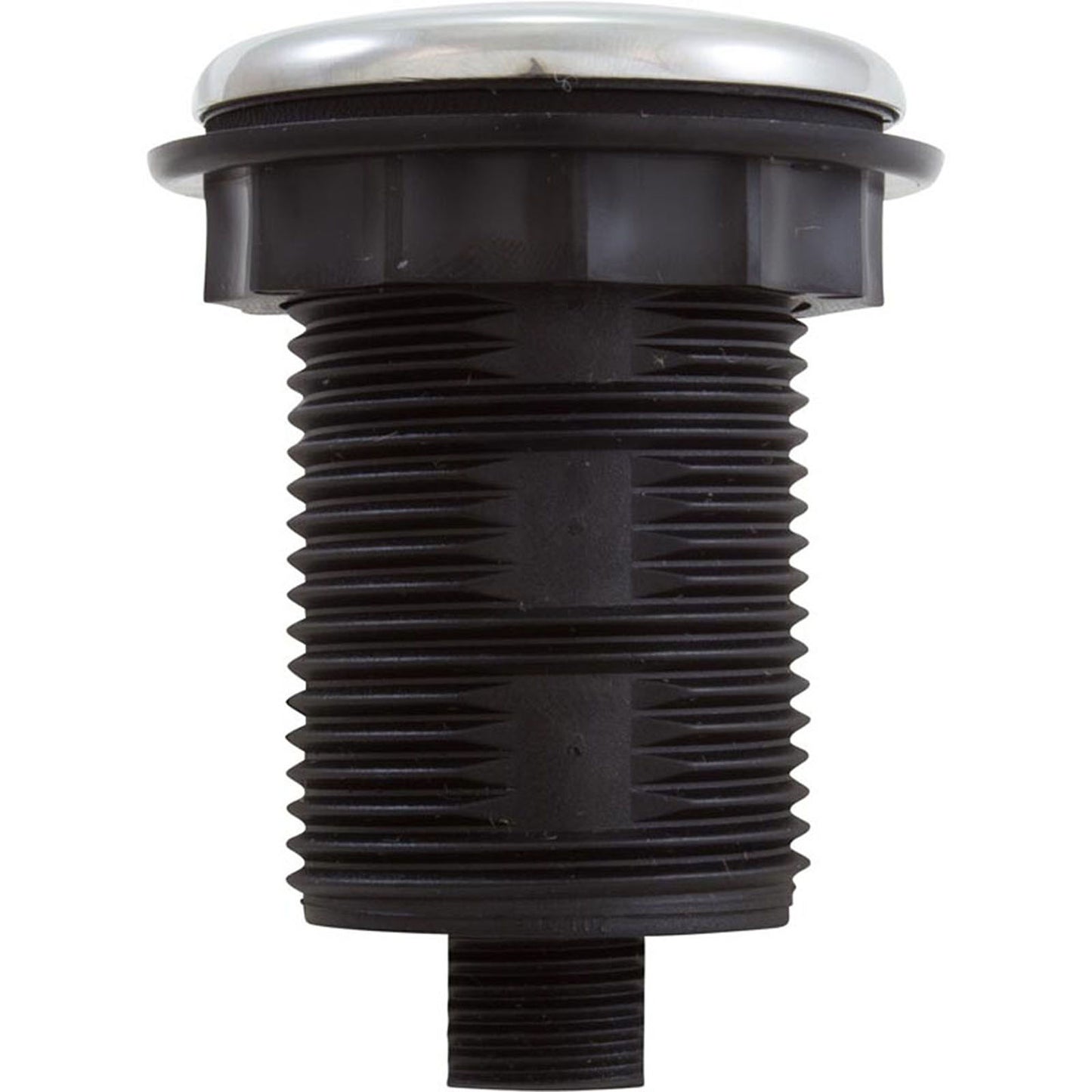 Air Button, TDI 3428, Low Prof, 1-1/4"hs, 1-5/8"fd, Chrome