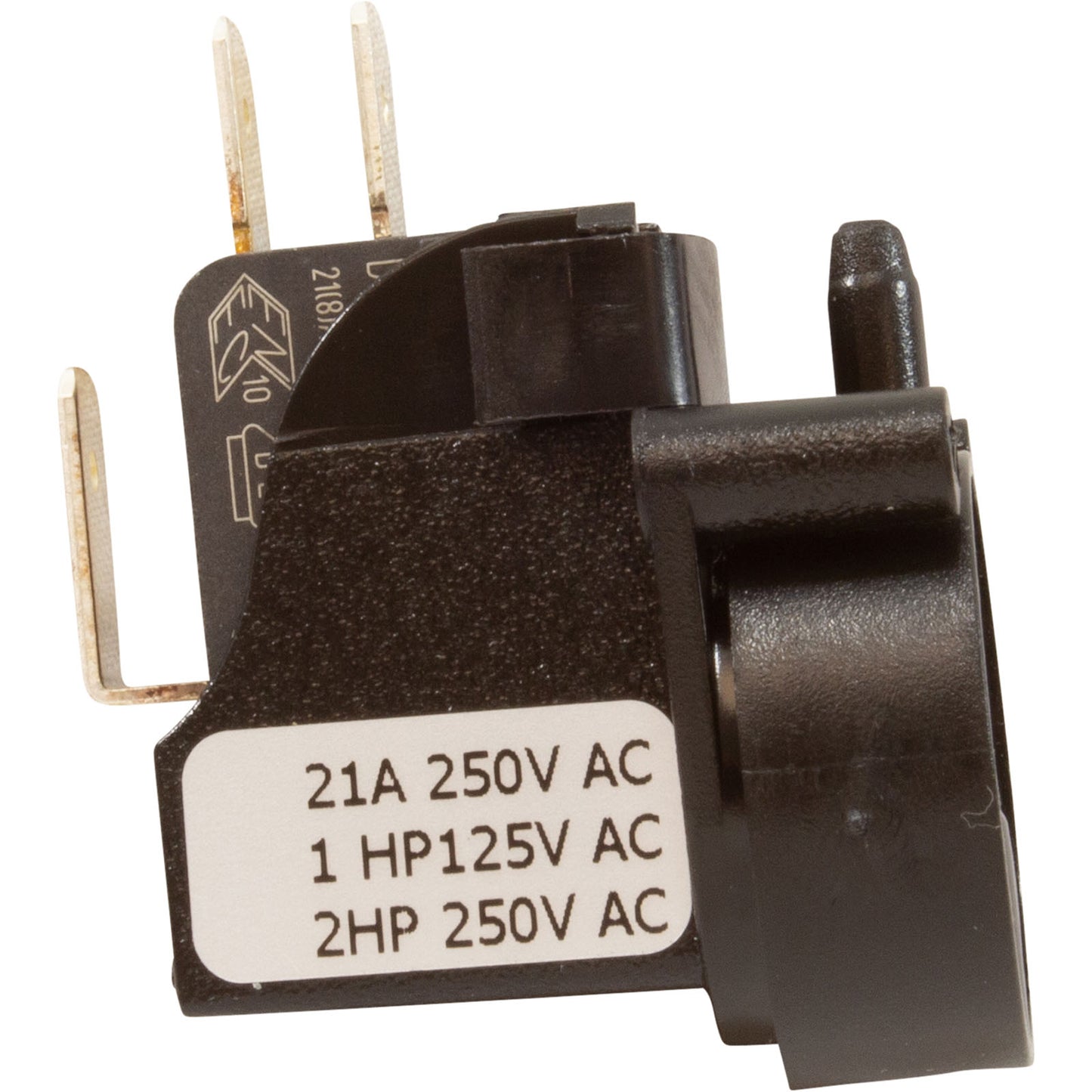 Interrupteur pneumatique, Herga, SPDT, momentané, bec latéral