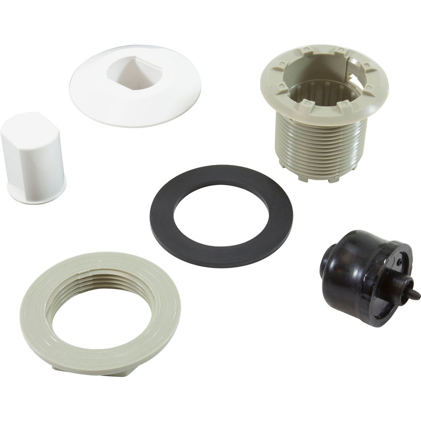 Bouton d'air, Presair, standard, 1-3/4"hs, 2-5/8"fd, blanc