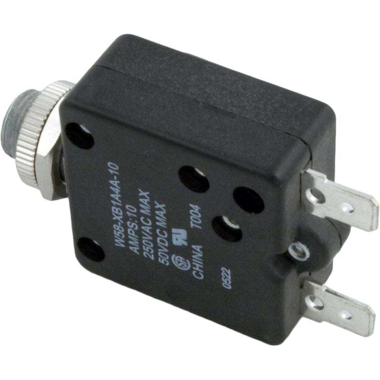 Circuit Breaker, Panel Mount, 10A, 115v