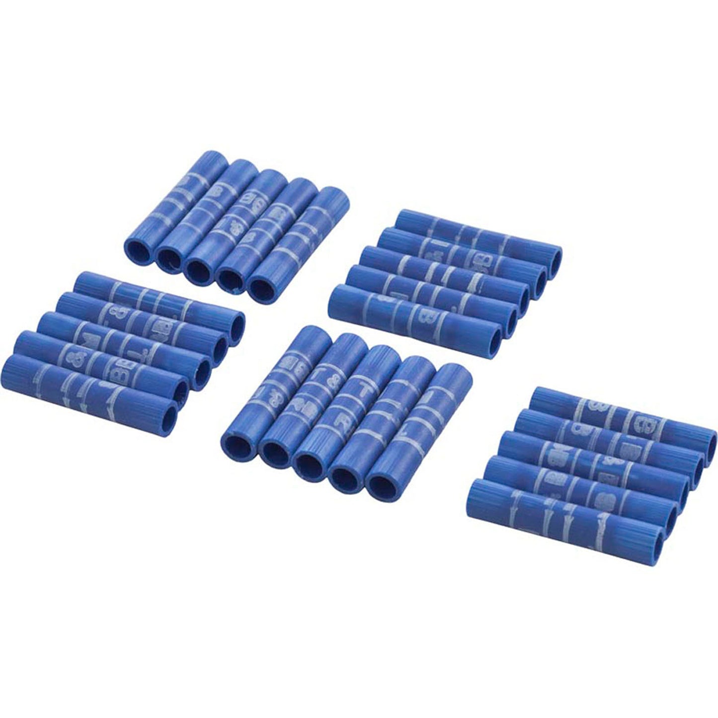 Empalme a tope, 14-16 AWG, azul, cantidad 25