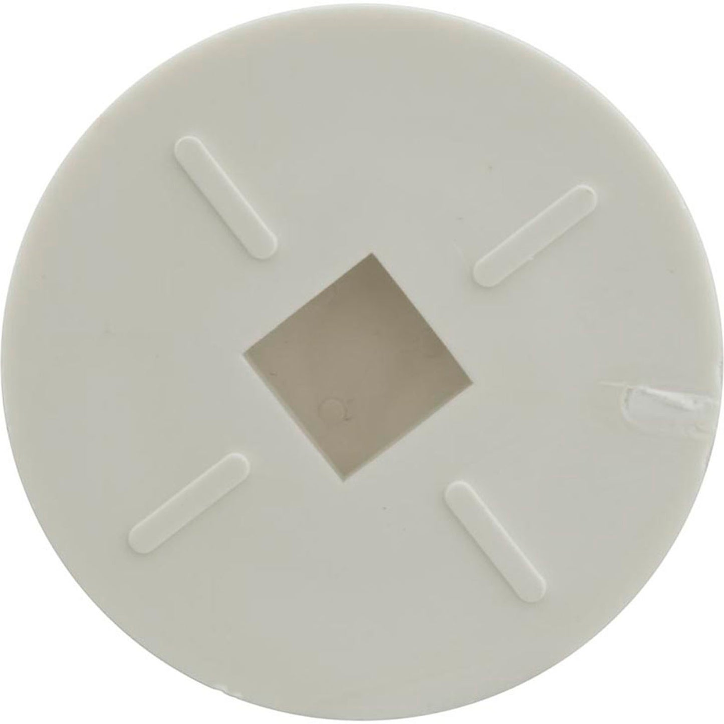 Washer Assembly, Recessed Plastic w/Cover, White