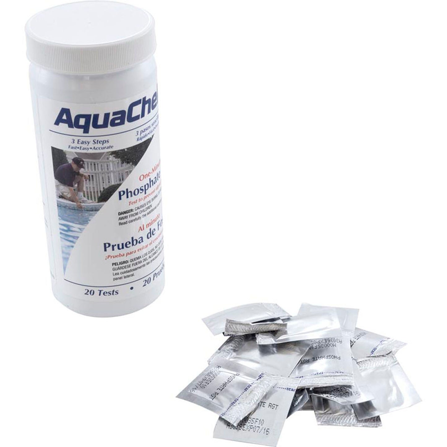 Test Kit, AquaCheck, Phosphate, 20 ct