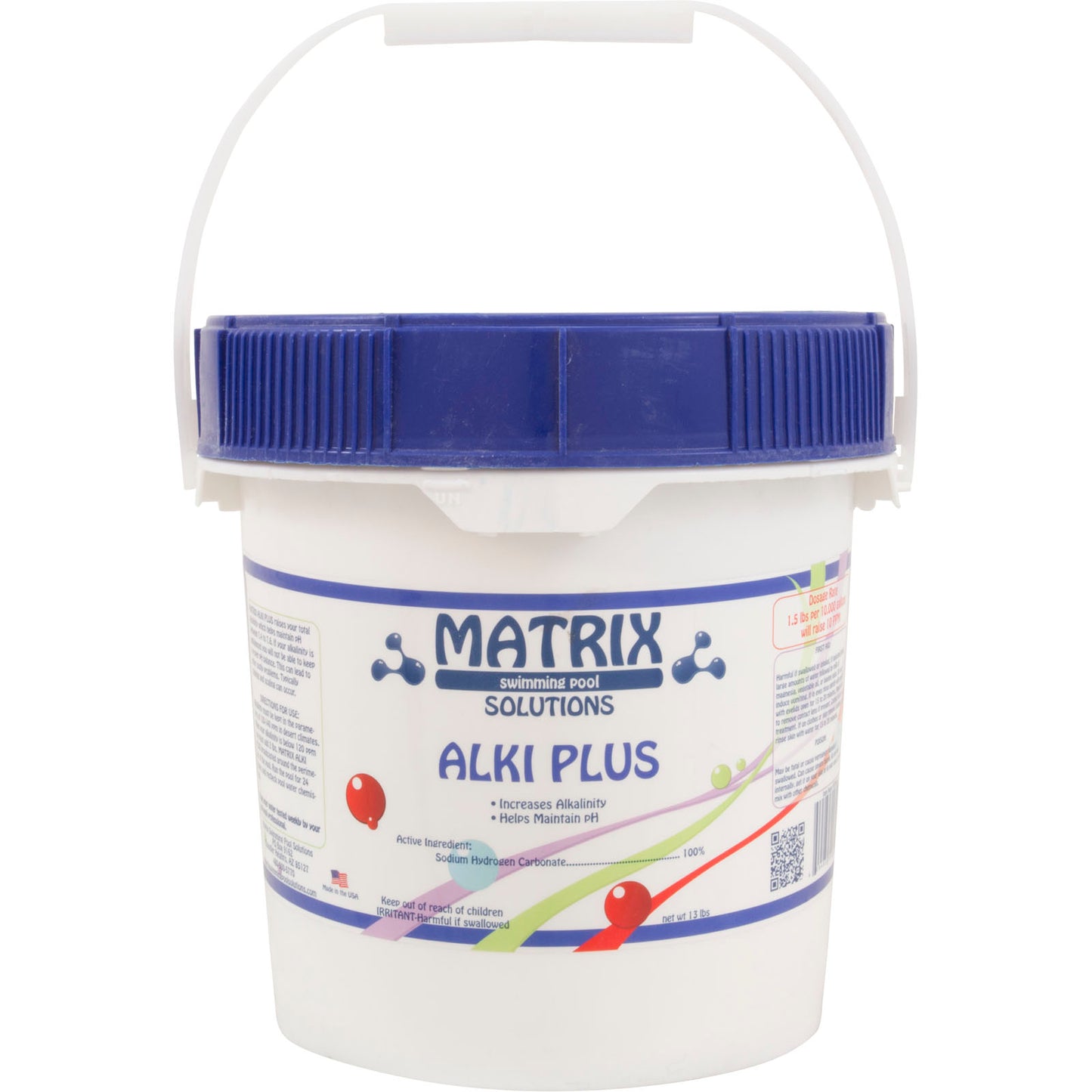 Aumentador de alcalinidad, Matrix Alki Plus, 13 lb