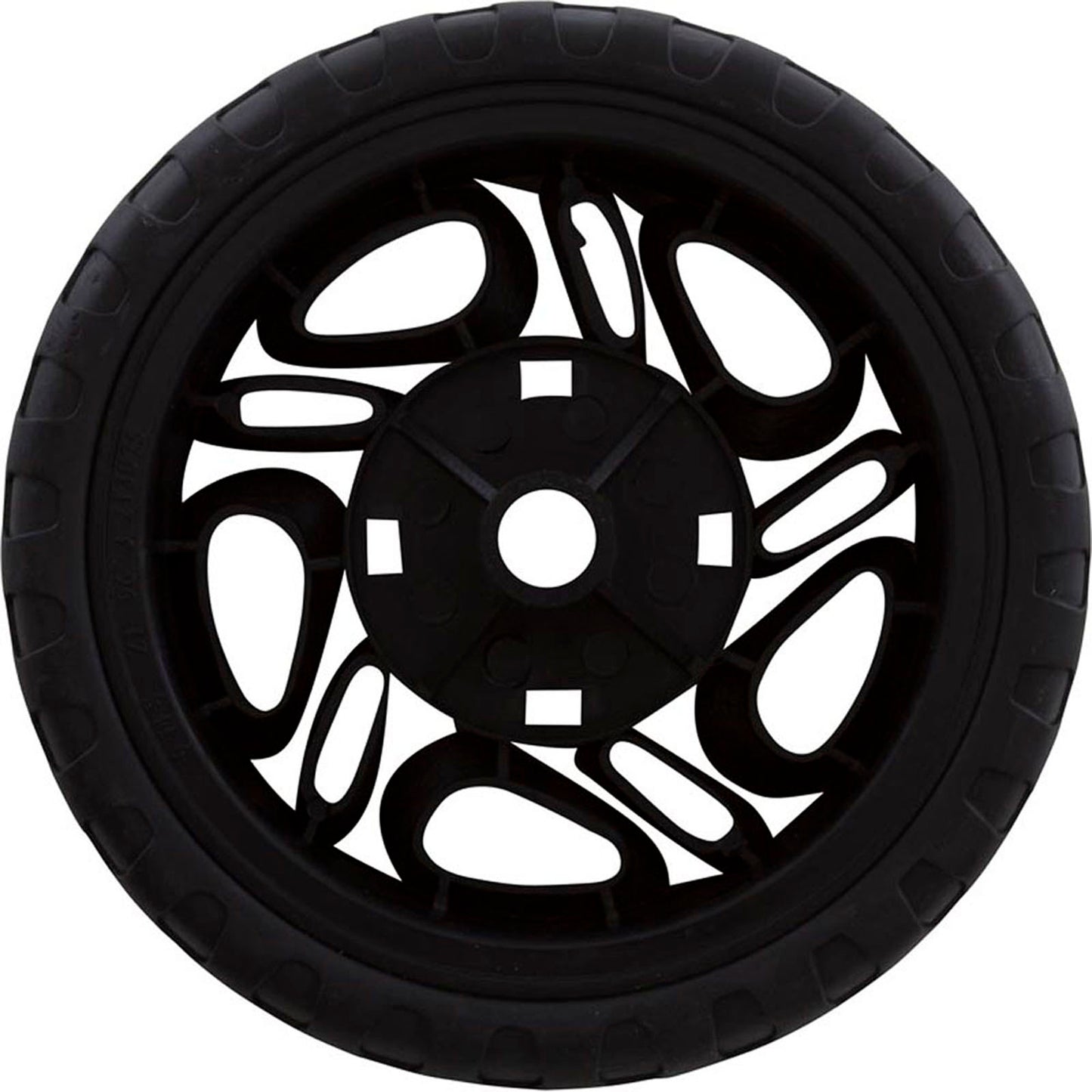 Wheel Assembly, Aqua Products, 2670BK Drilled