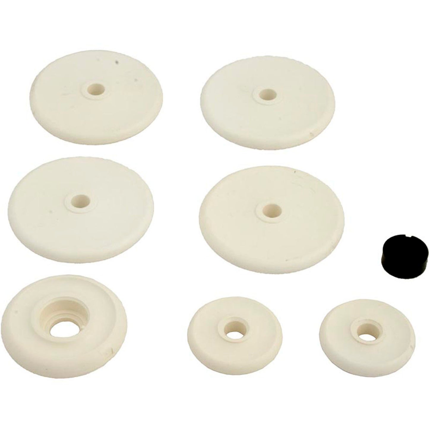 Rodillo suave, limpiadores Hayward Phantom/Viper, con cojinete, cantidad 7