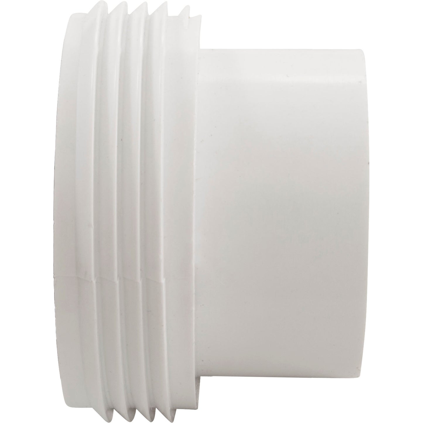 Pièce de raccordement, filetage à contrefort de 1-1/2" x glissement de 1"