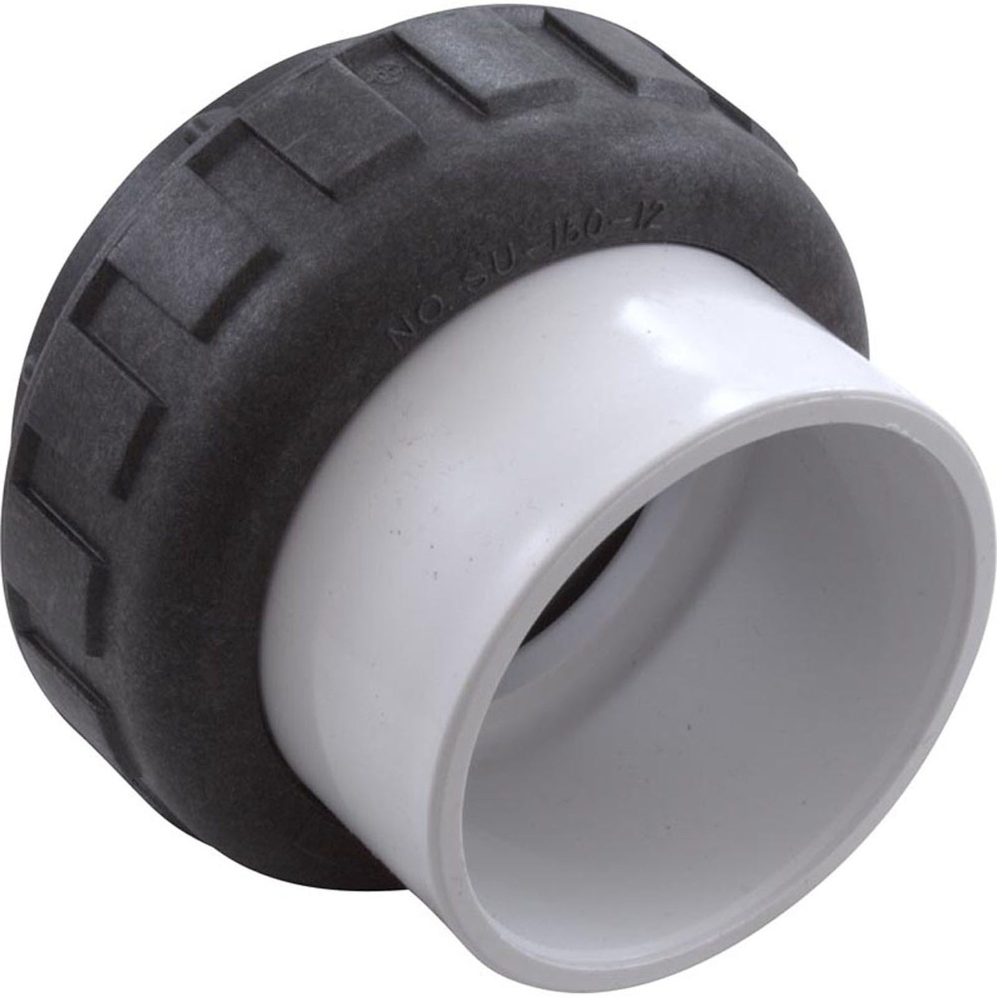 Adpt Union, Praher, Ser 906, 1-1/2"mpt short x 2"s, w/O-Ring