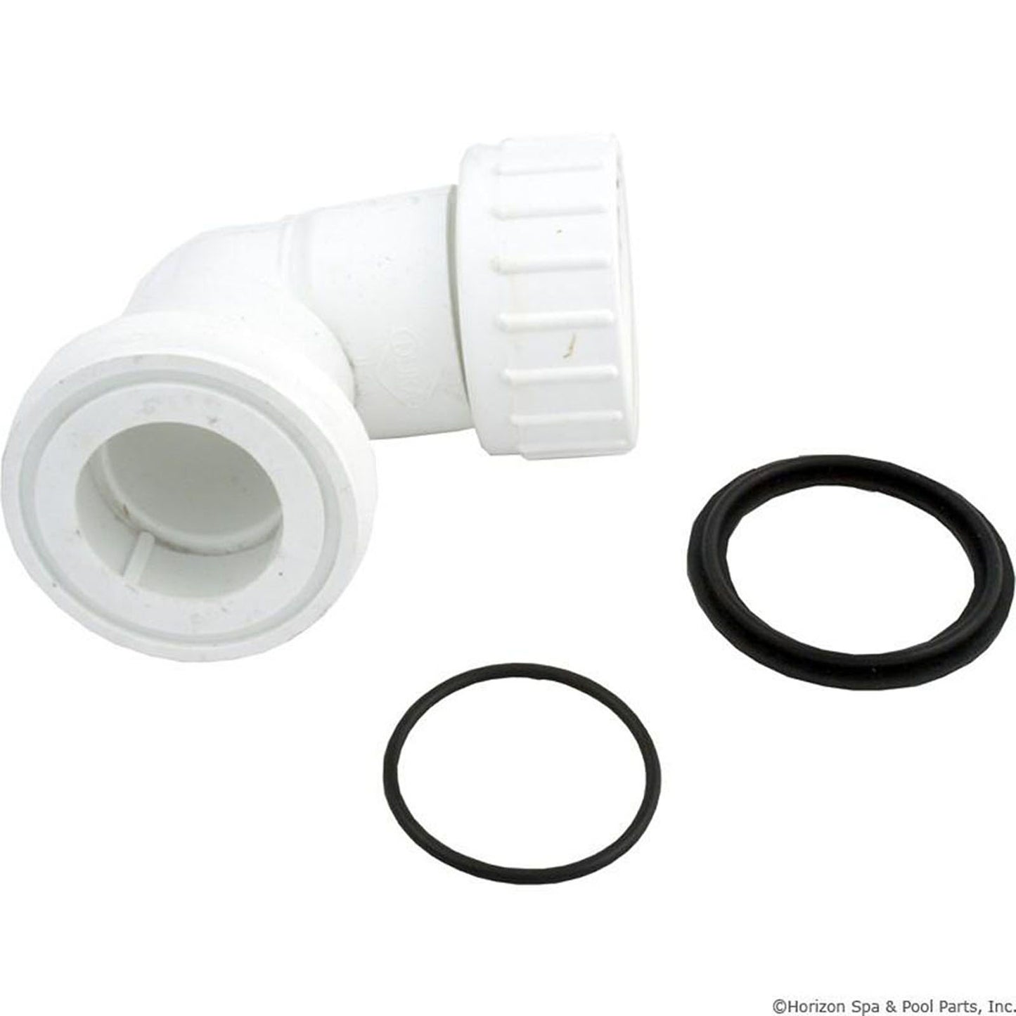 90 Elbow, HydroQuip, 1-1/2"x 2", pump to Heater, w/o t-well